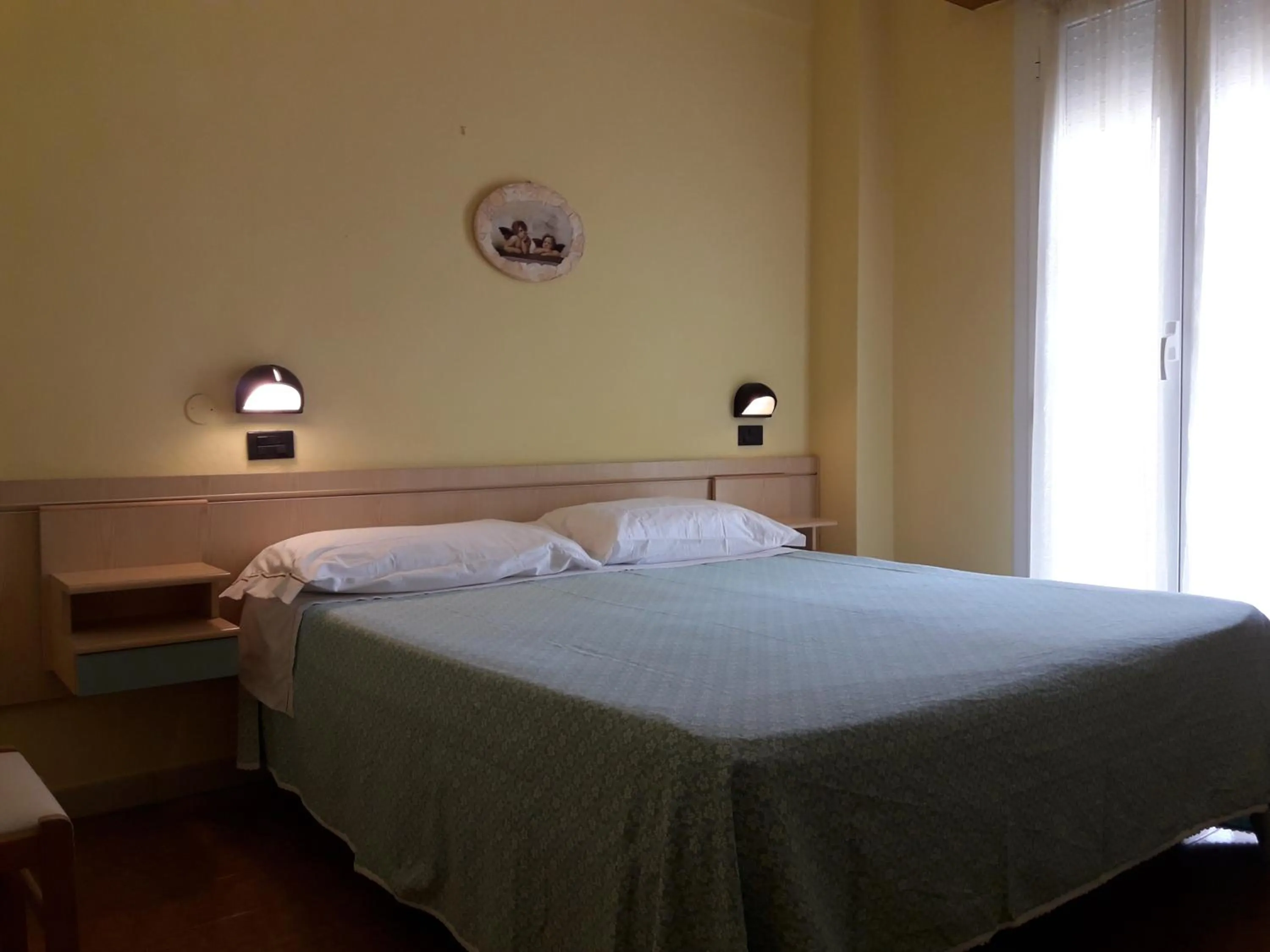 Bed in Hotel Villa Aurora