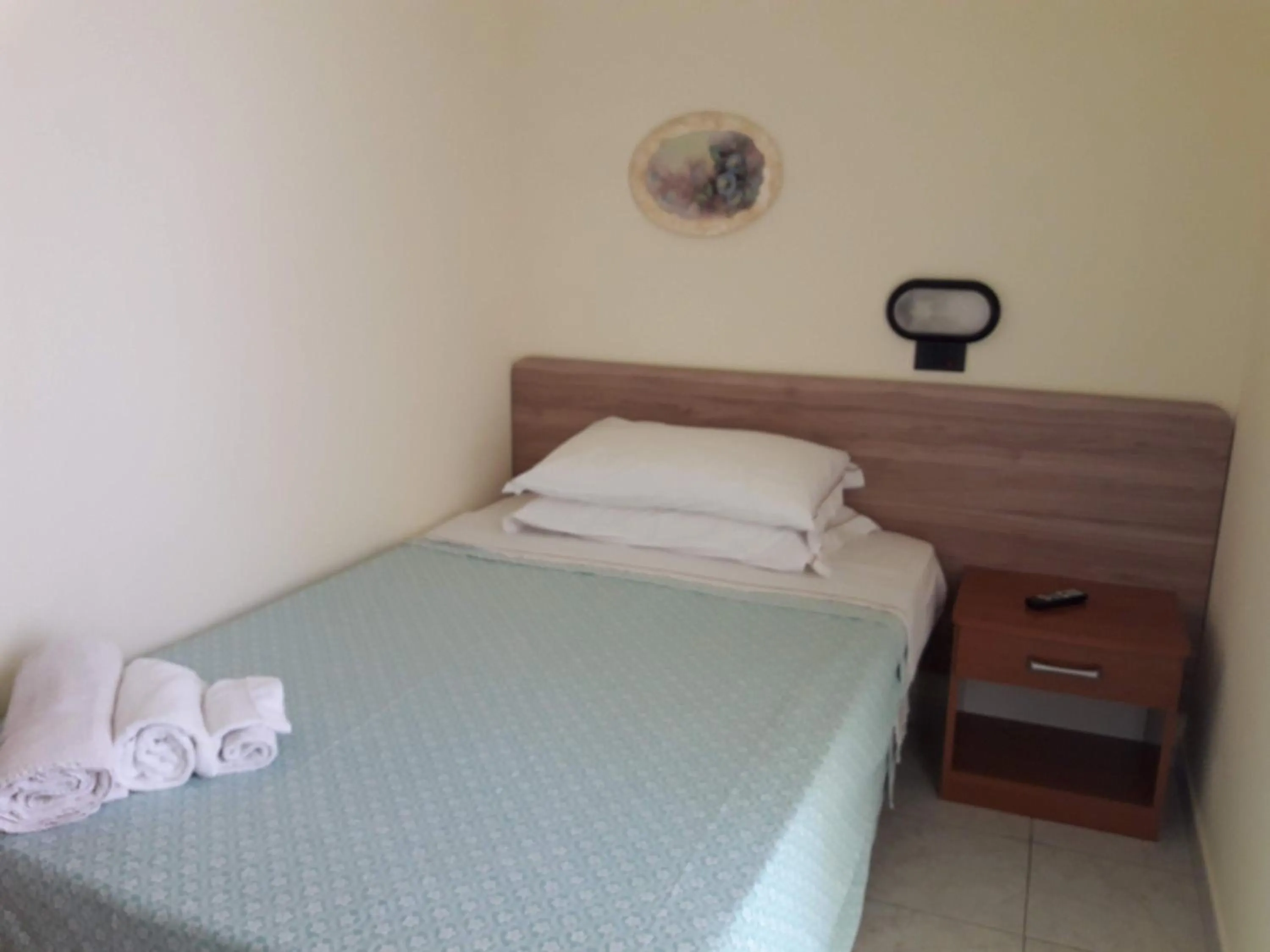 Bed in Hotel Villa Aurora