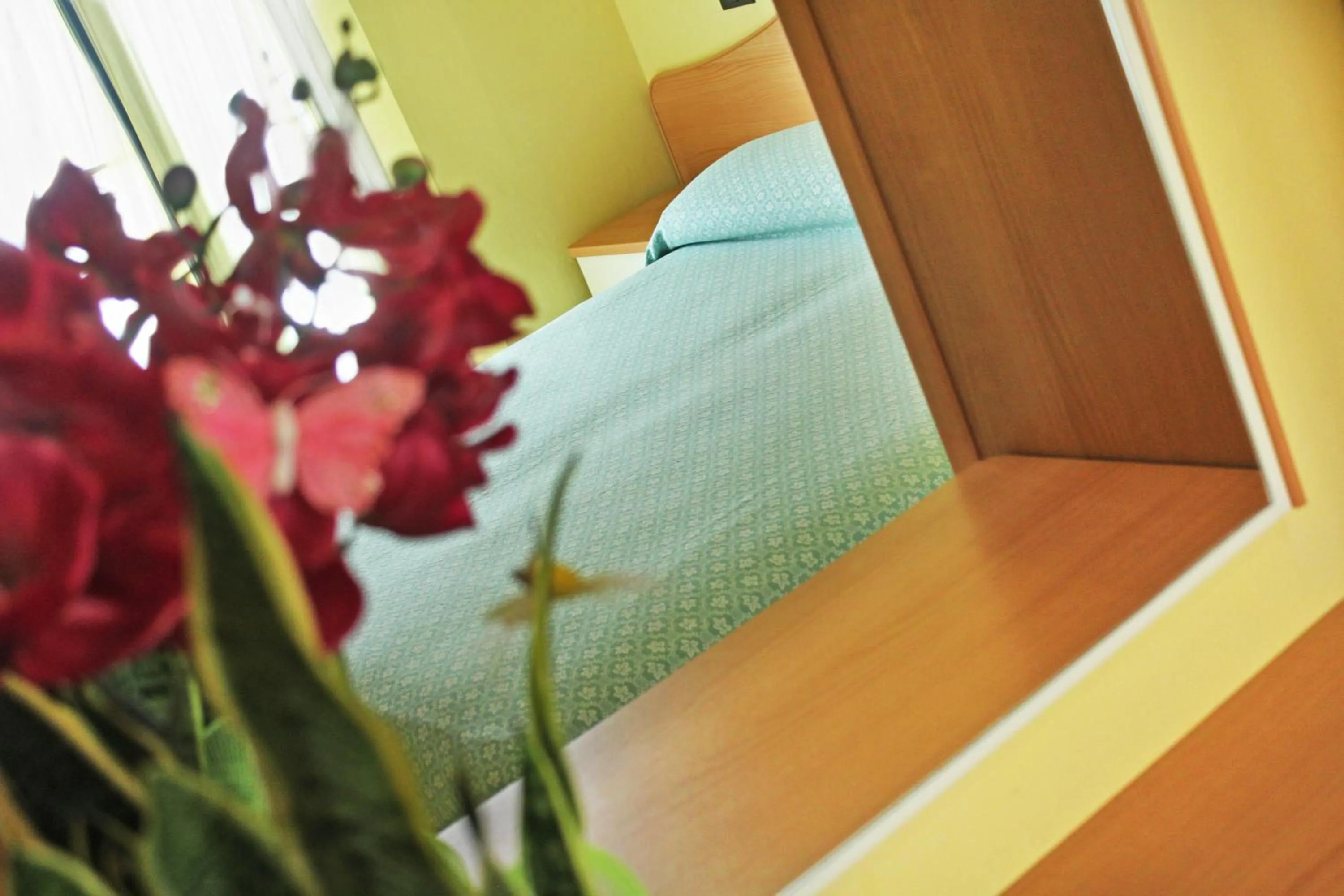 Bed in Hotel Villa Aurora