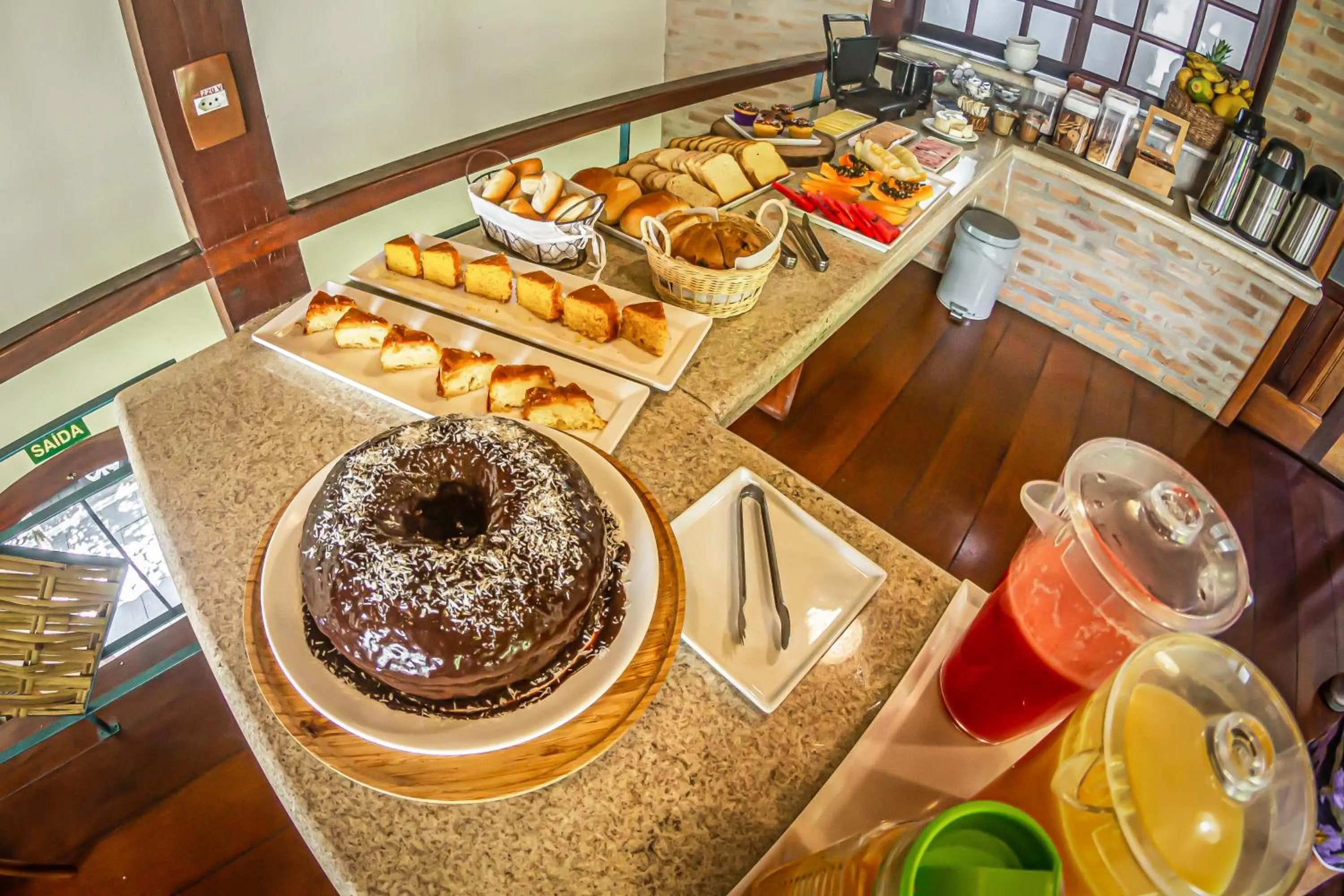 Breakfast in Pousada Ipê