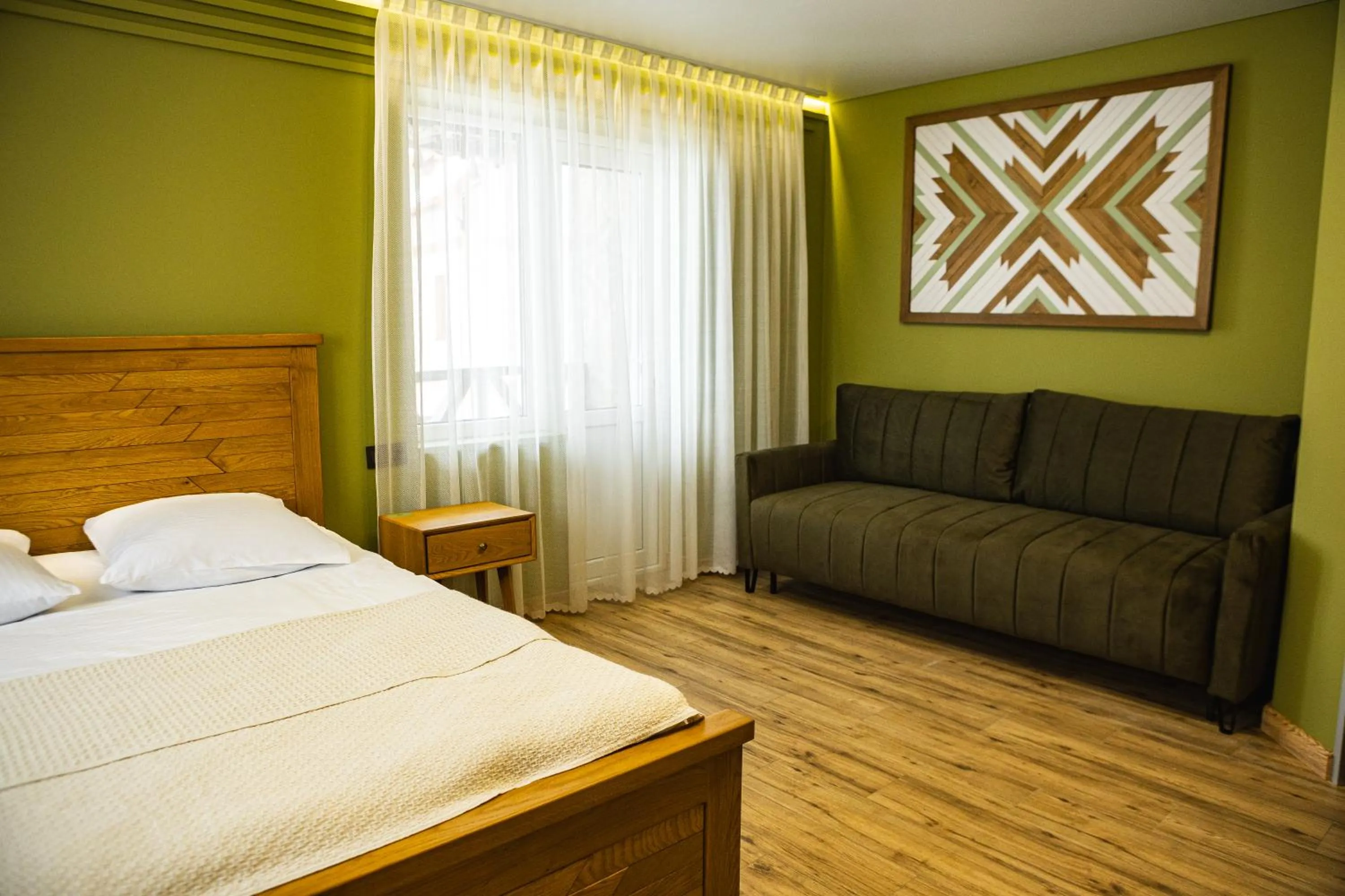 Bed in Zatyshok nad Prutom