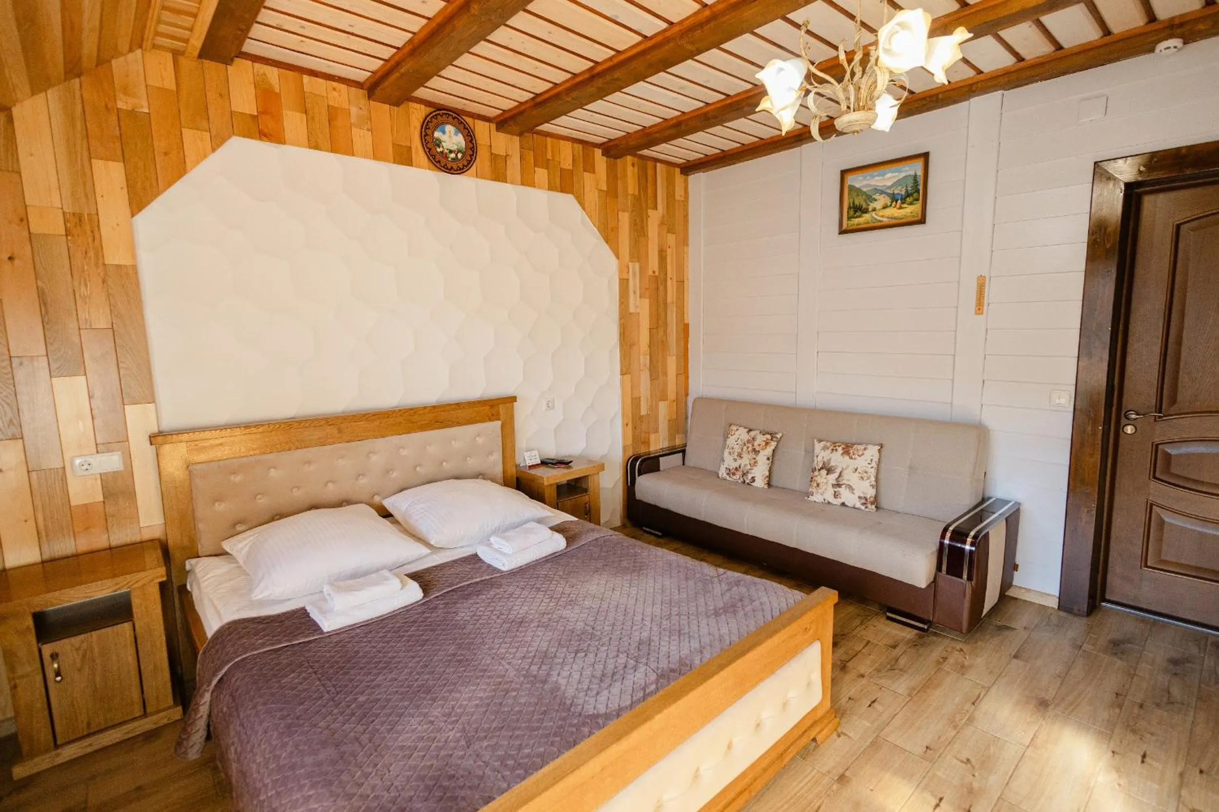 Bed in Zatyshok nad Prutom