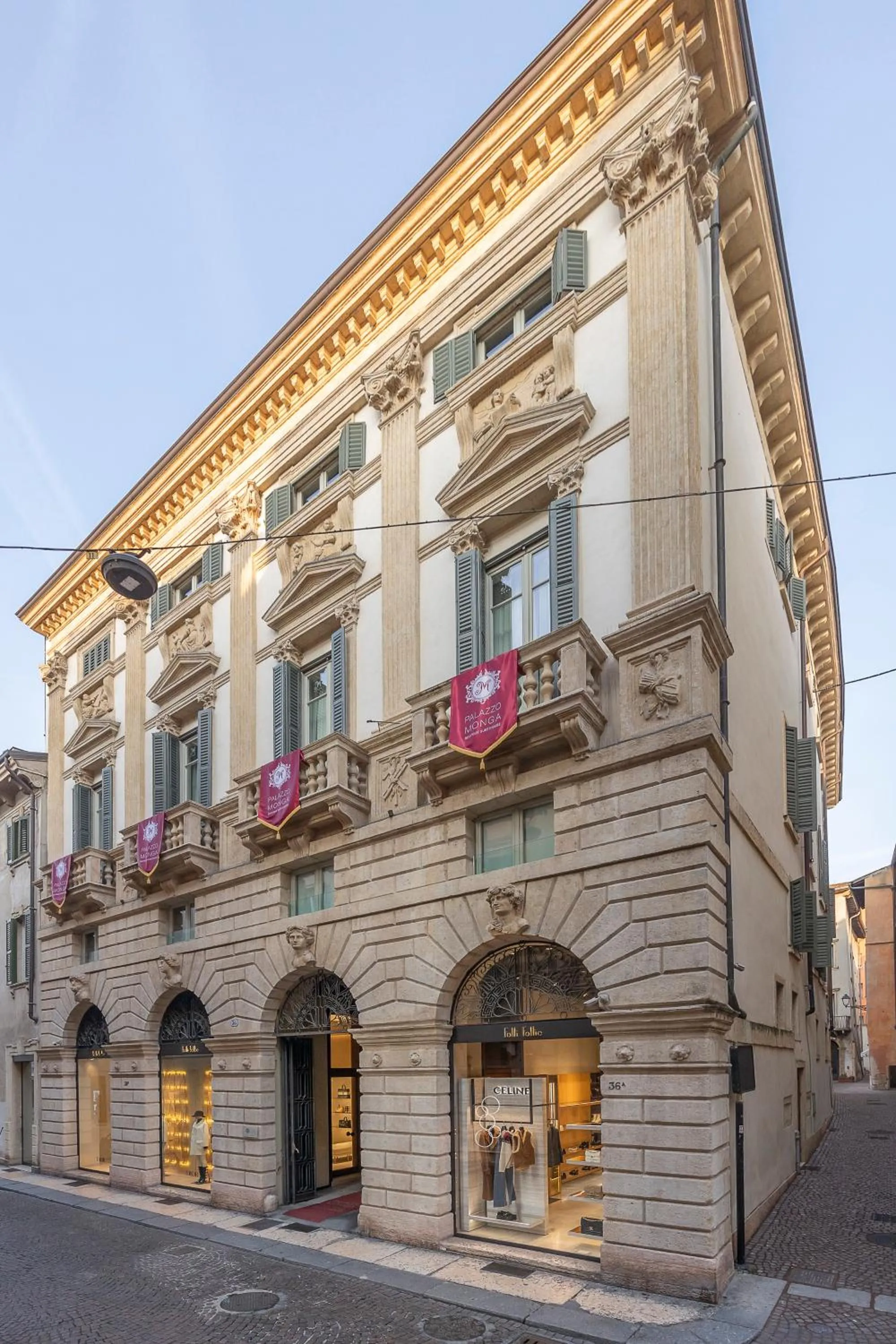 Property building in Palazzo Monga Boutique Guesthouse