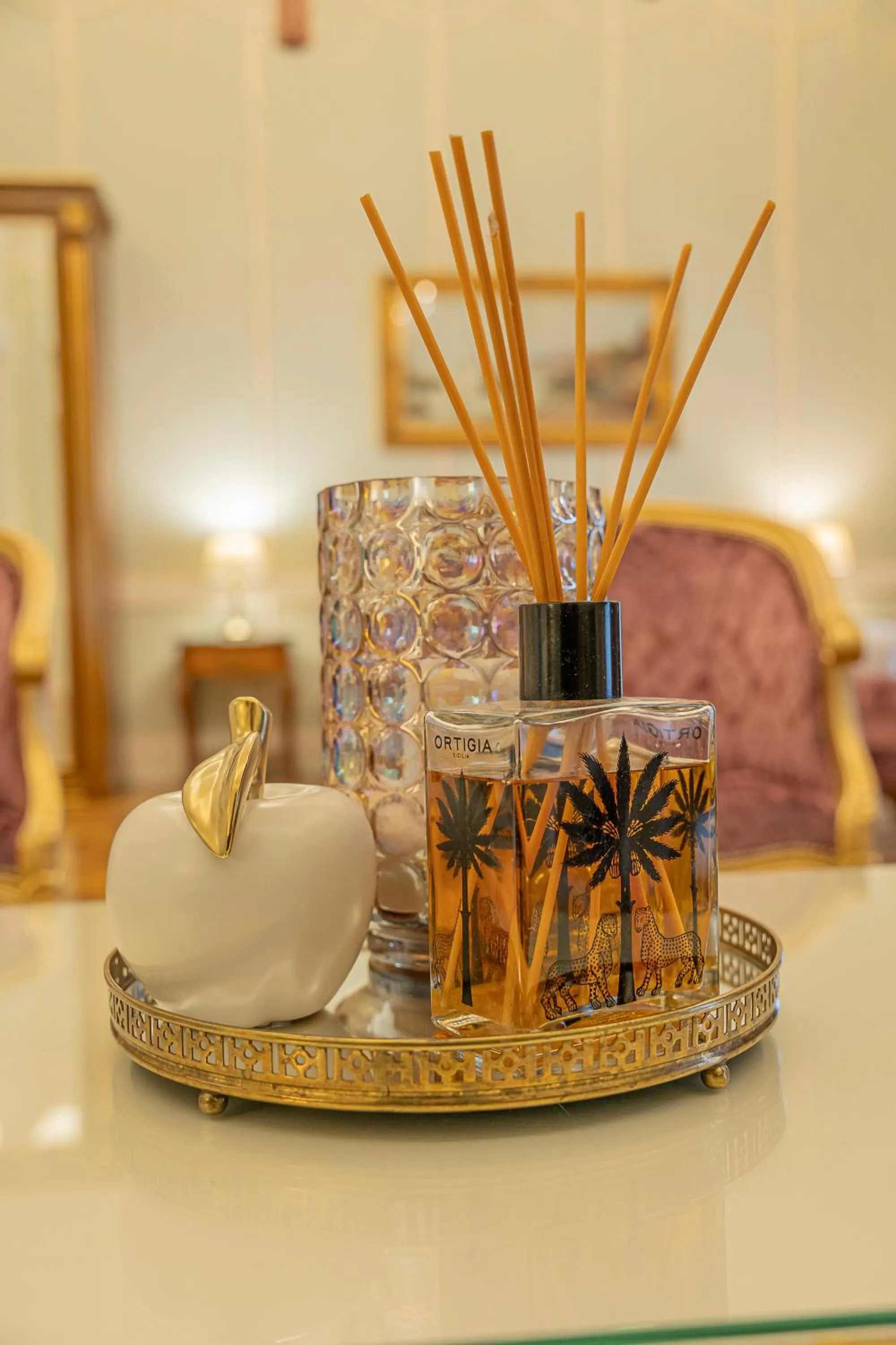 Decorative detail in Palazzo Monga Boutique Guesthouse