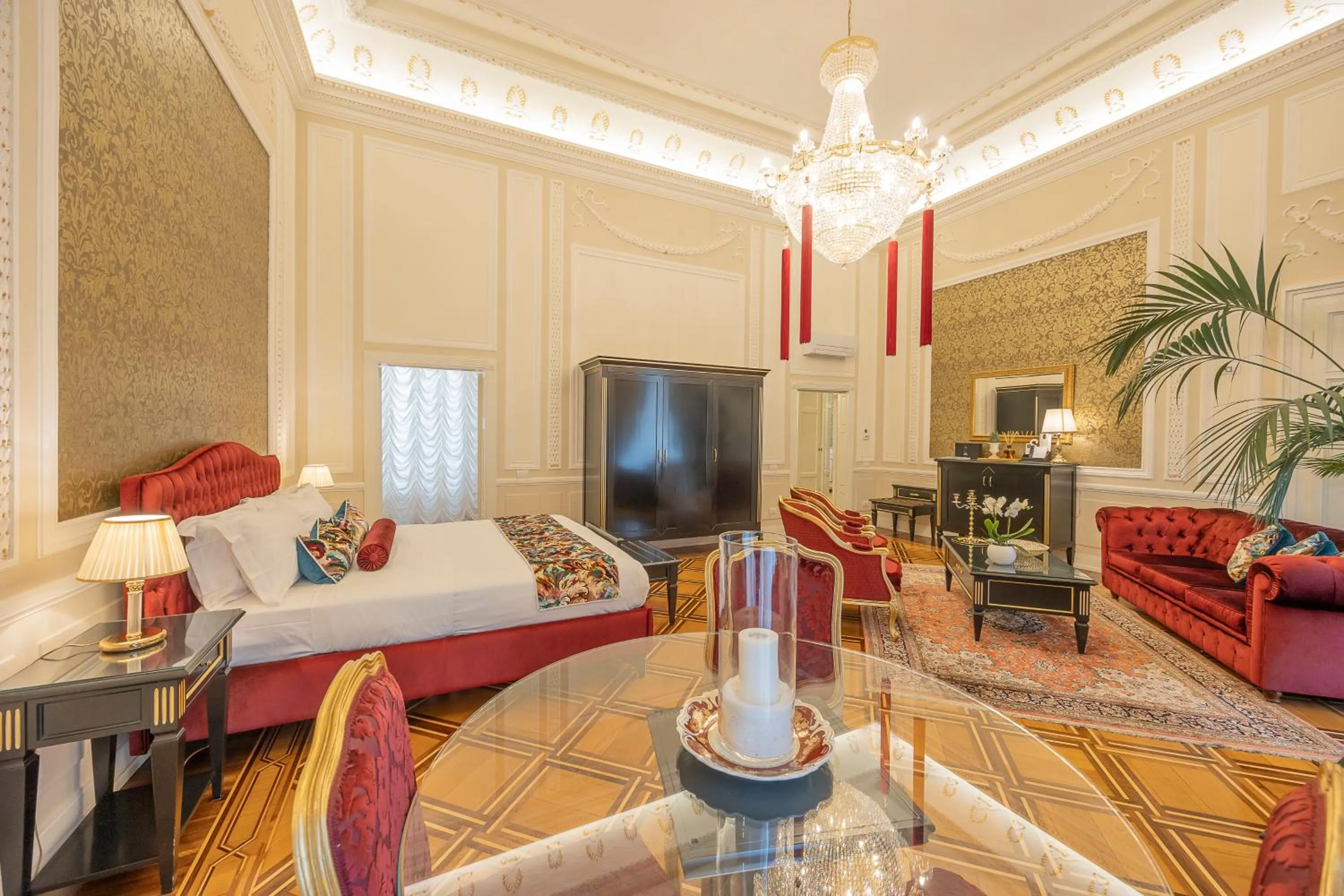 Bed in Palazzo Monga Boutique Guesthouse