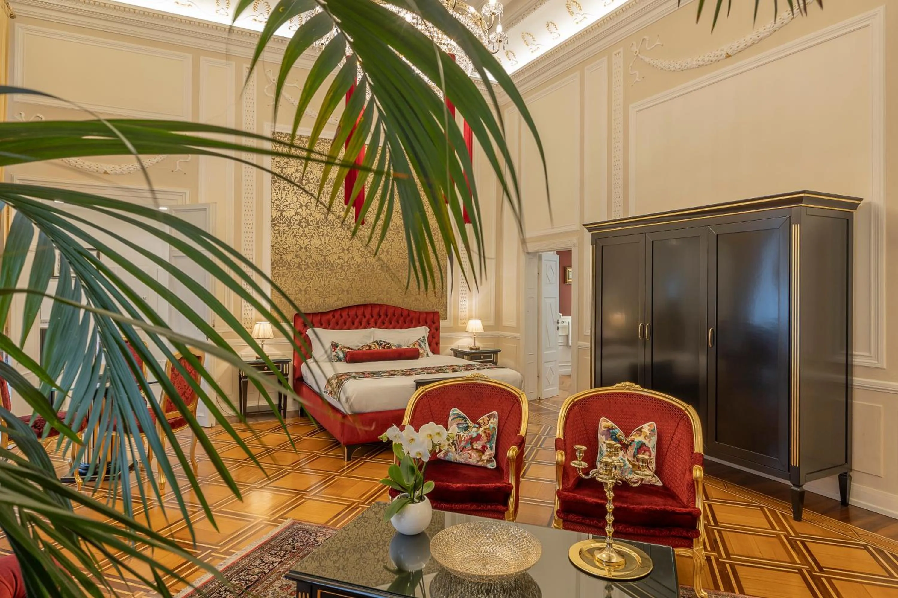 Bed in Palazzo Monga Boutique Guesthouse