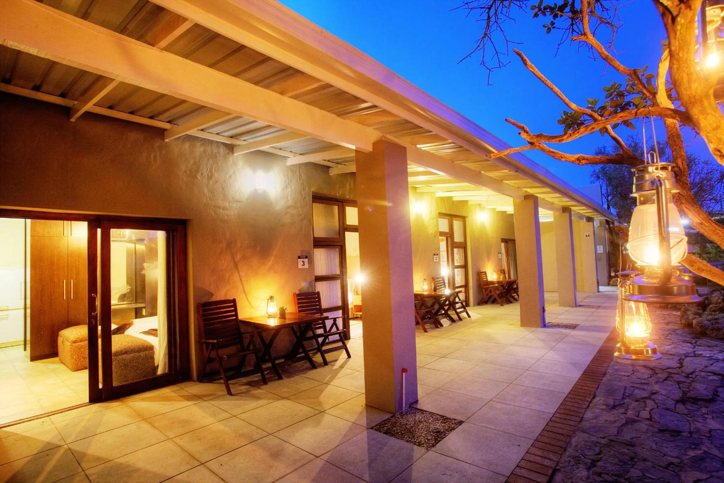 Patio in Addo Elephant Safari Lodge - Bellevue Forest Reserve