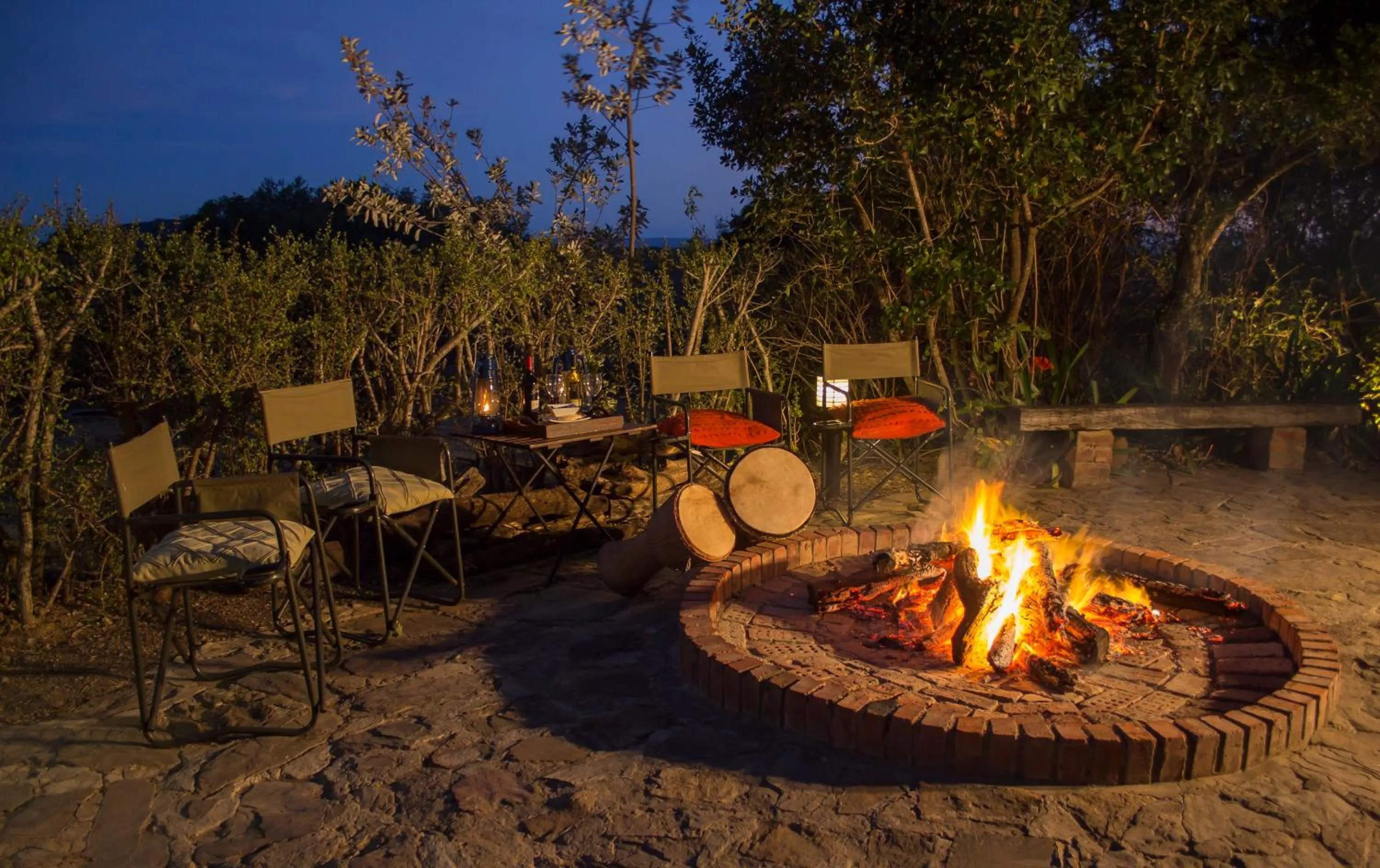 Patio in Addo Elephant Safari Lodge - Bellevue Forest Reserve