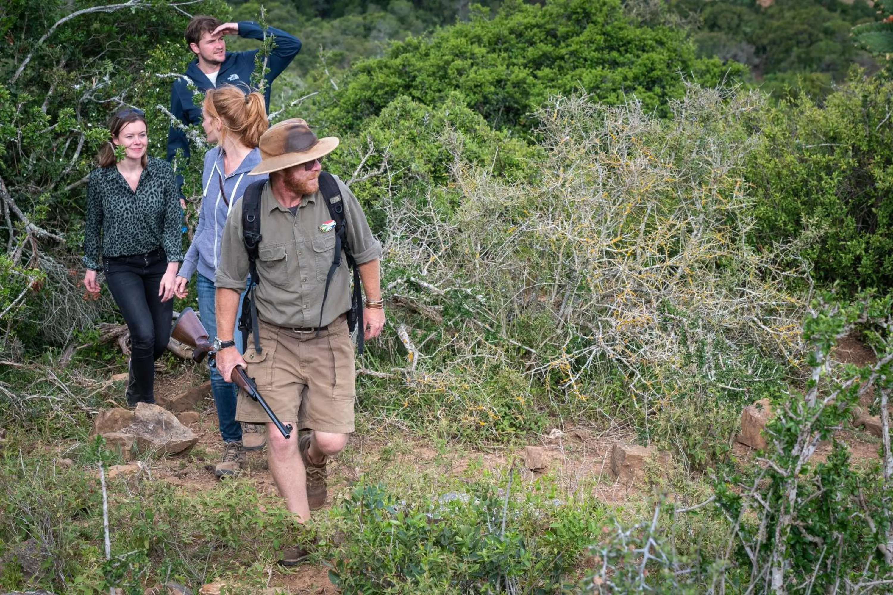 People in Addo Elephant Safari Lodge - Bellevue Forest Reserve