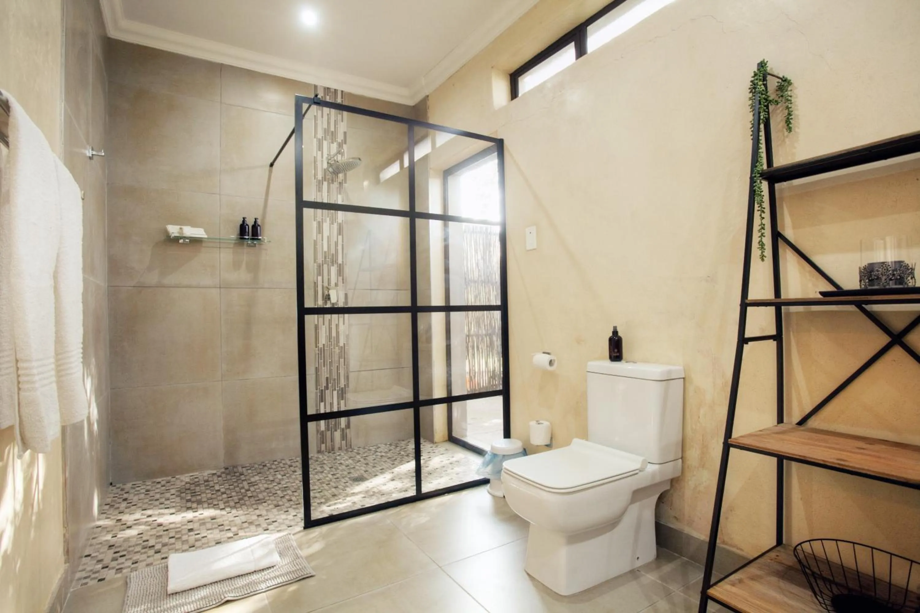 Shower in Addo Elephant Safari Lodge - Bellevue Forest Reserve