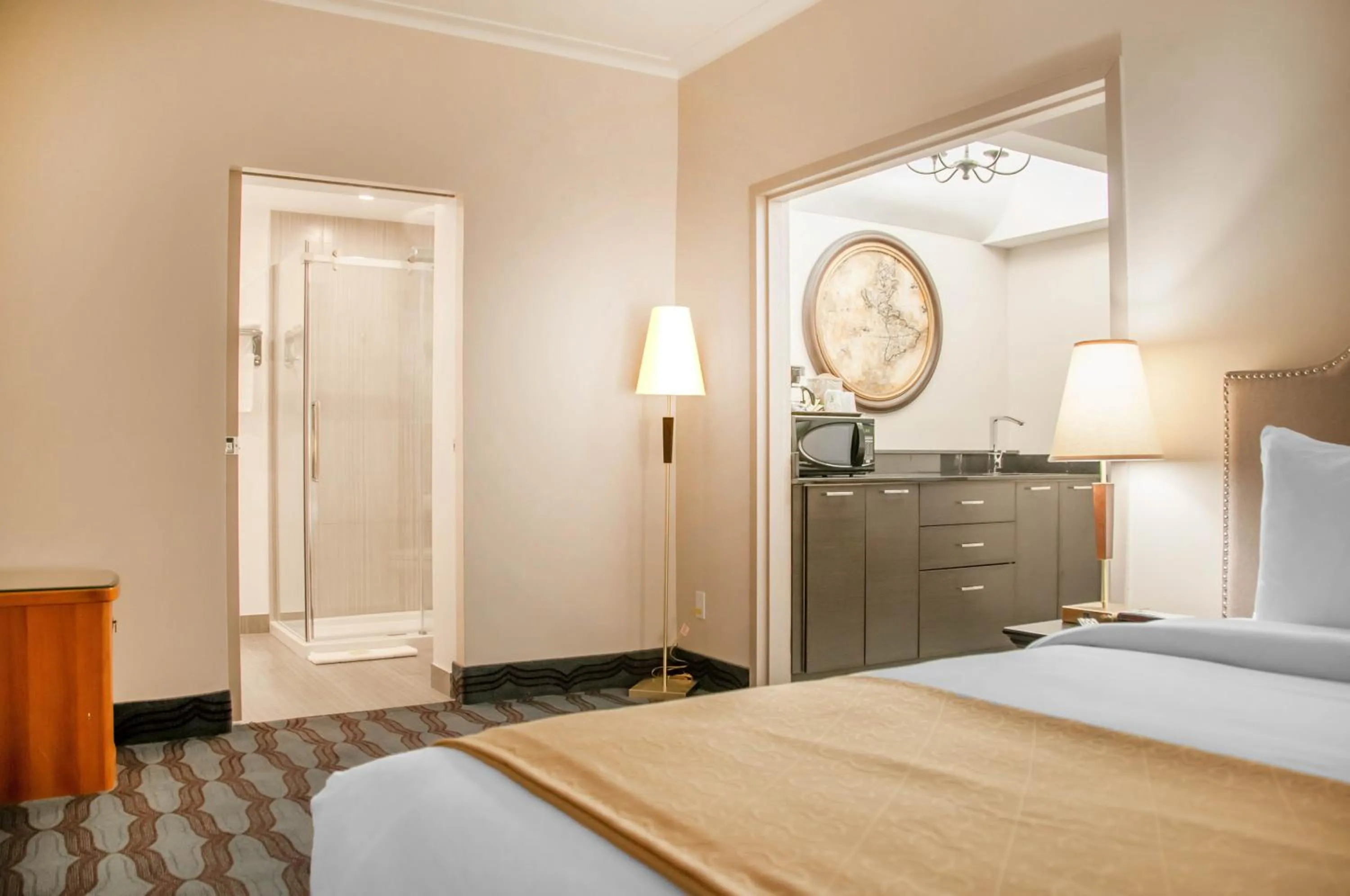 Bed in Empire Suites