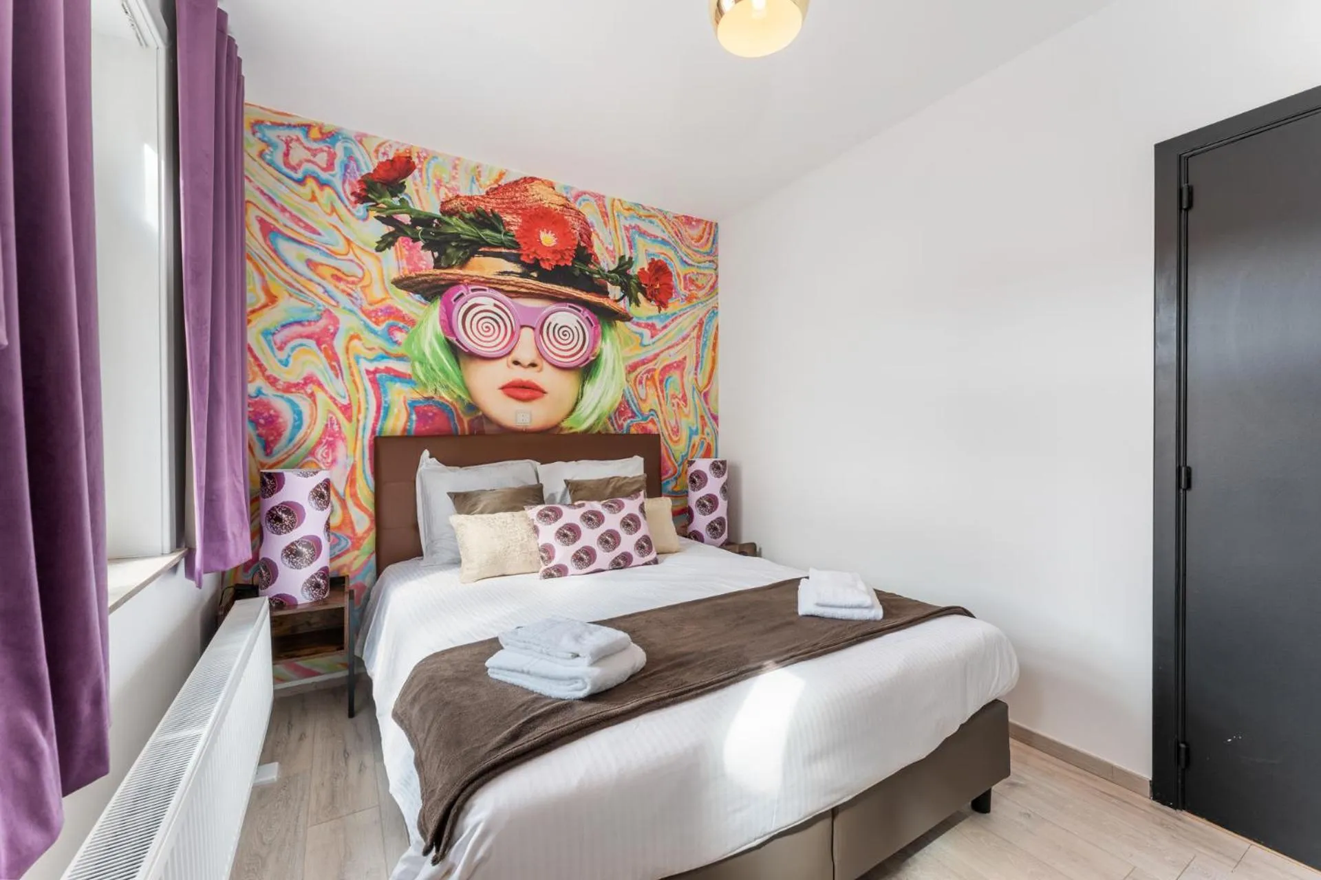 Photo of the whole room, Bed in The Chocolate Suites