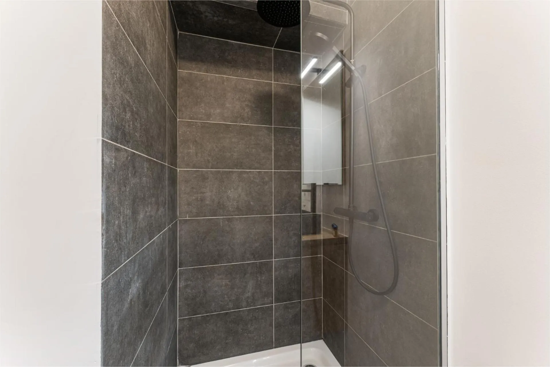 Shower in The Chocolate Suites