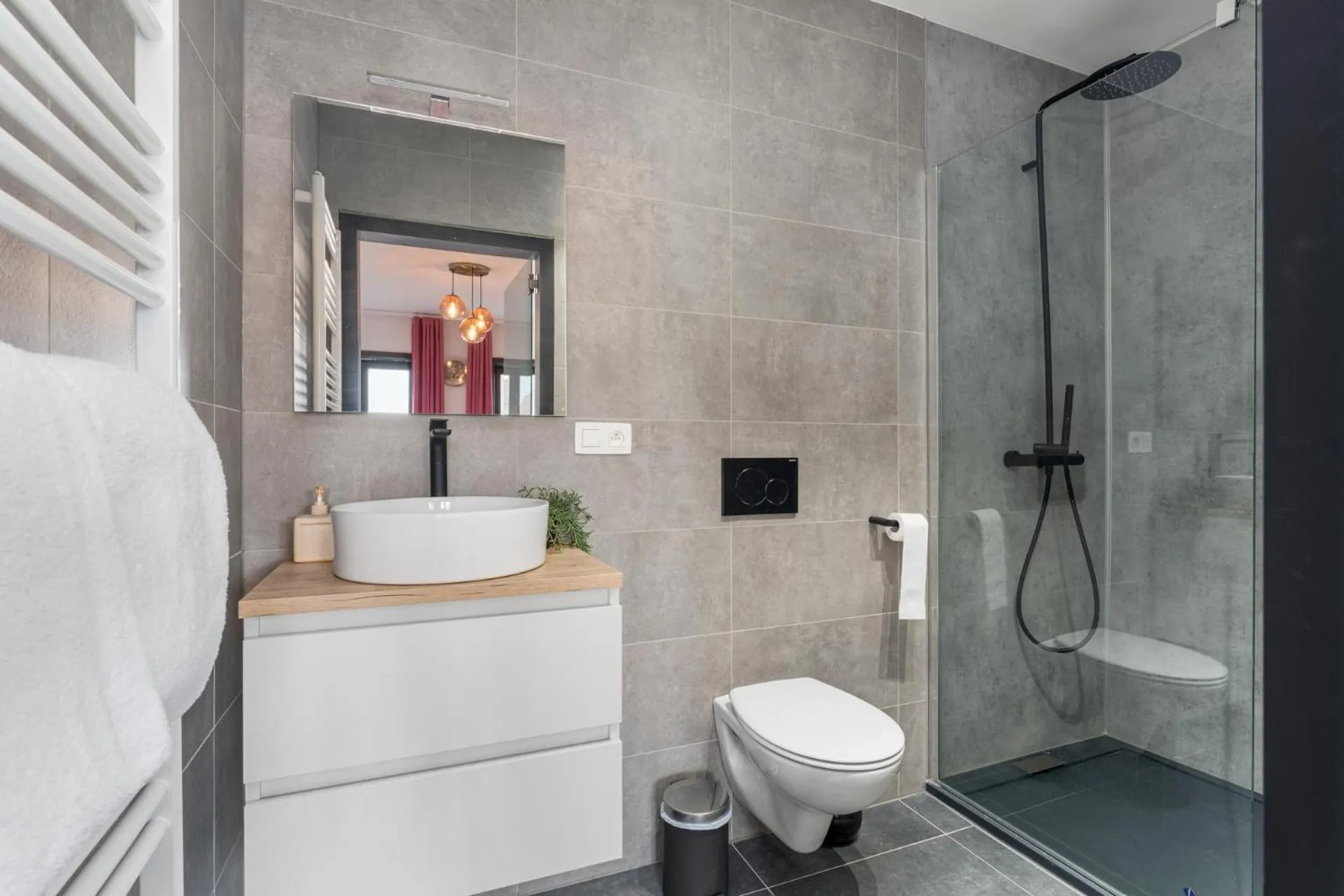 Shower in The Chocolate Suites