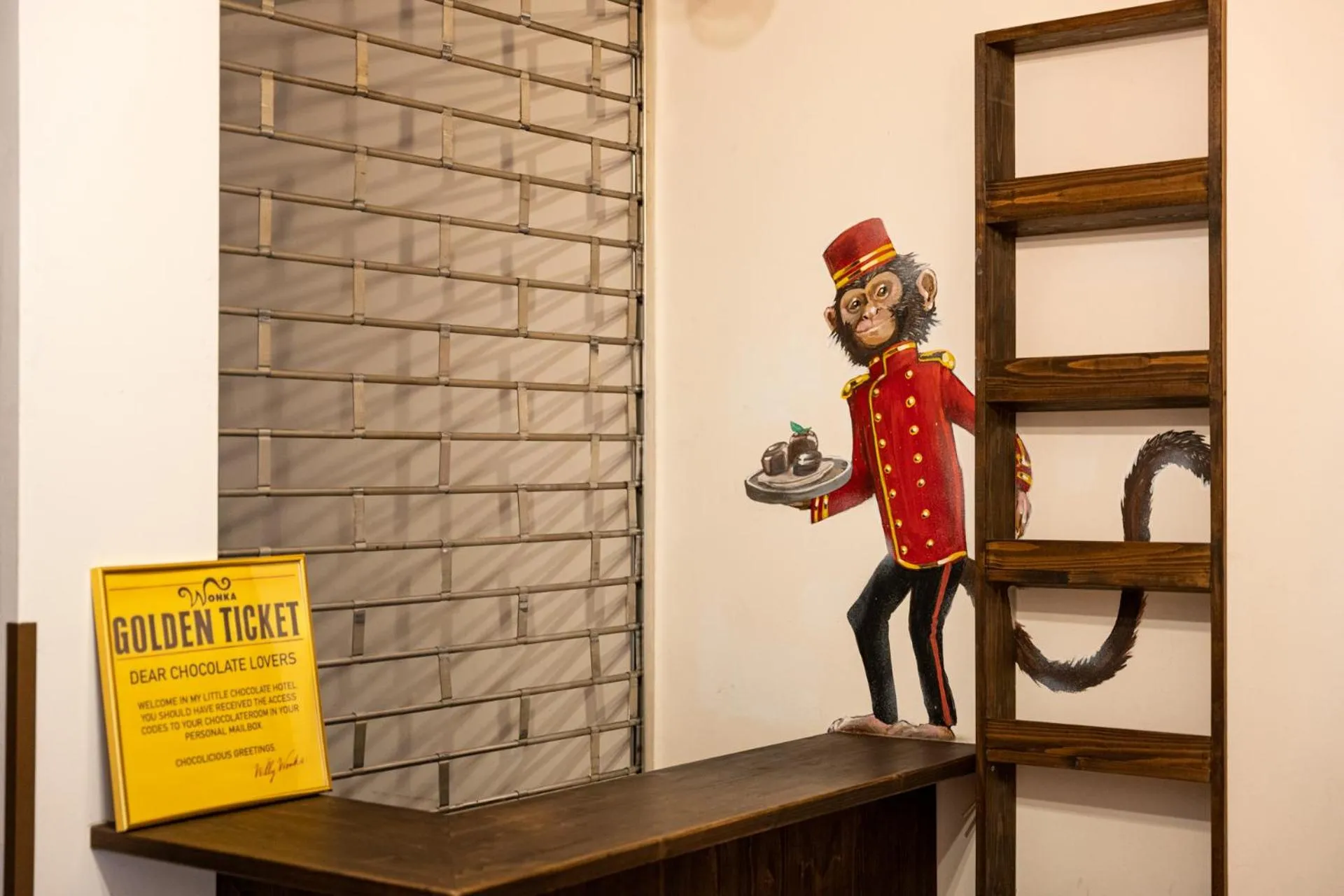 Decorative detail in The Chocolate Suites