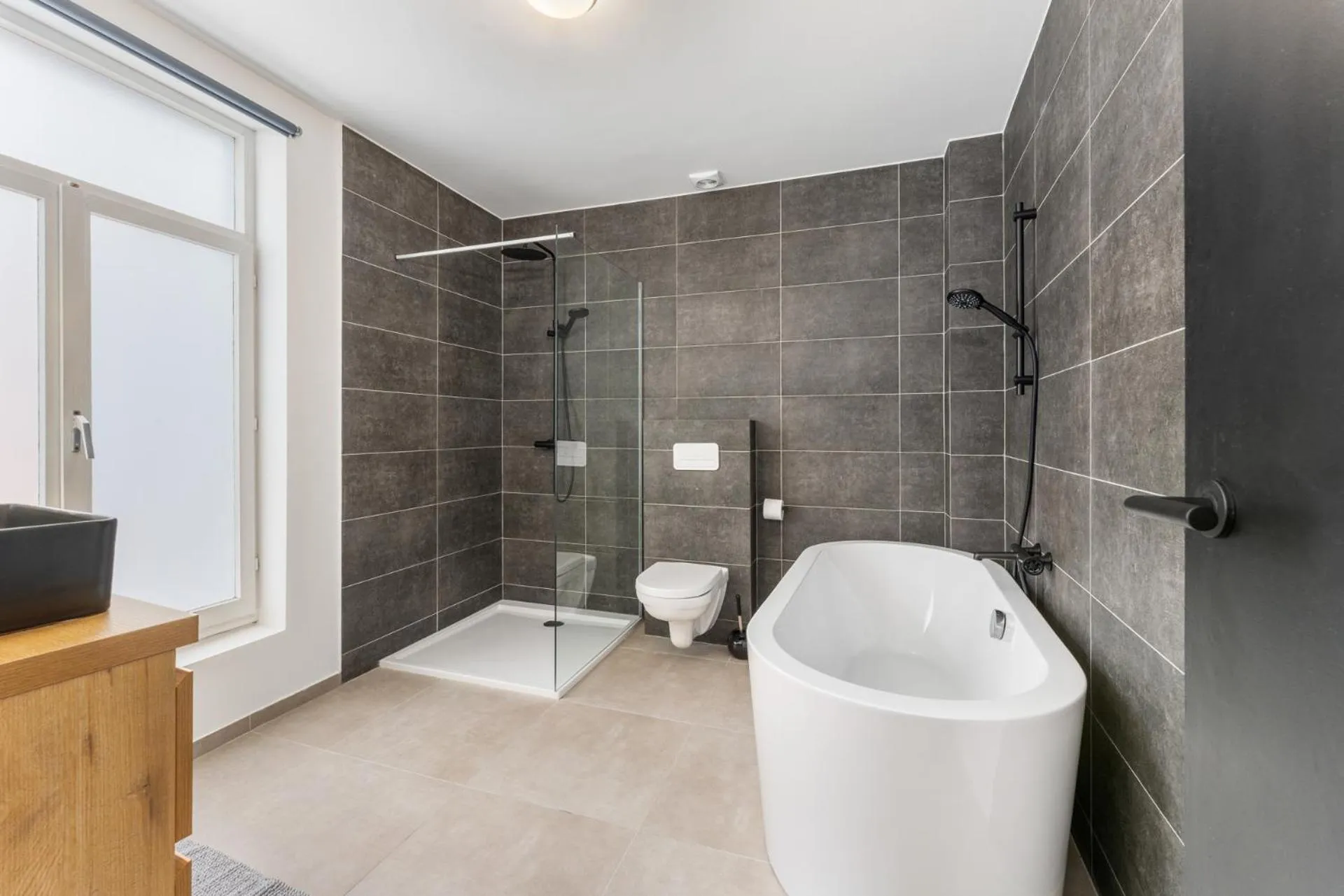 Shower in The Chocolate Suites