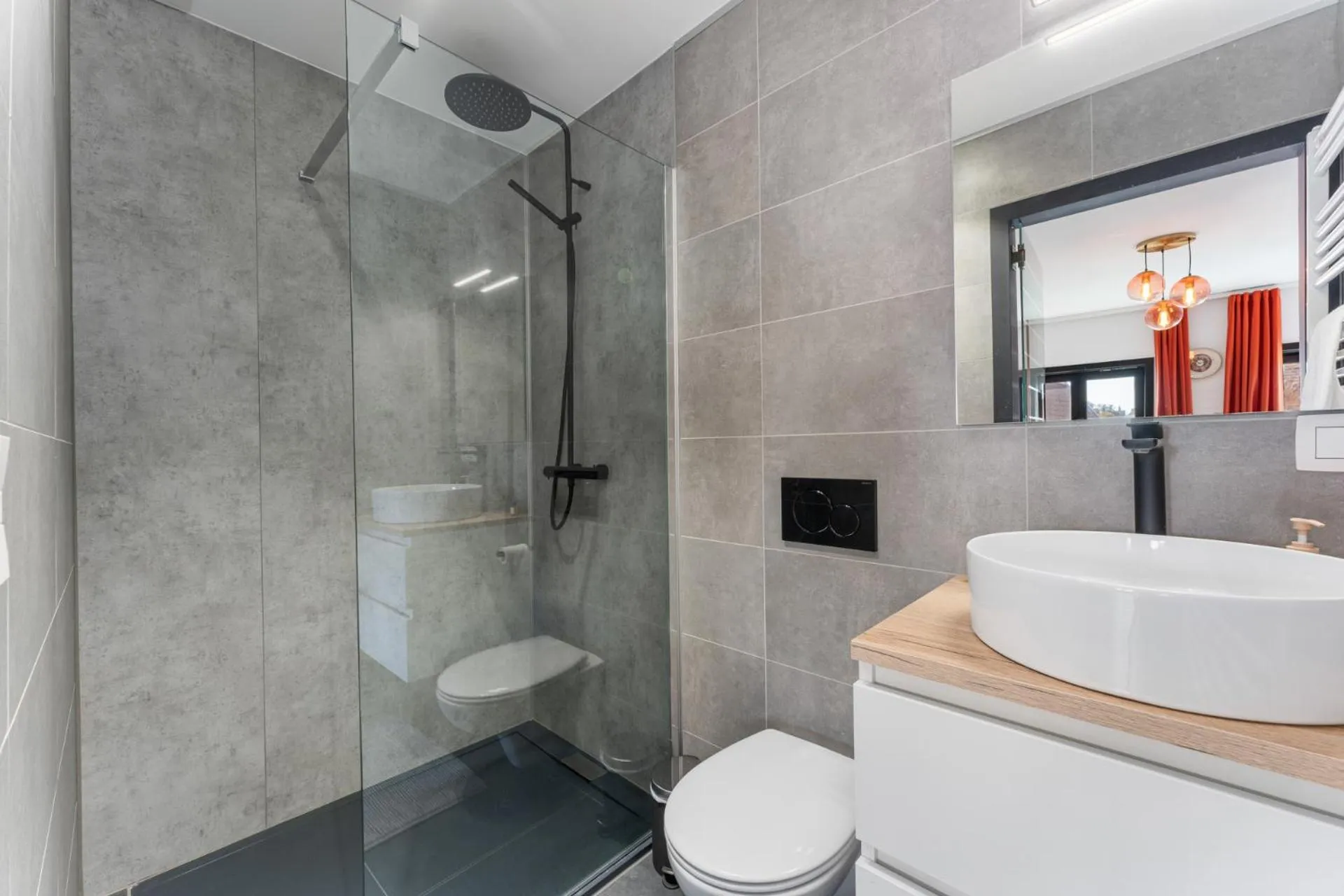 Shower in The Chocolate Suites