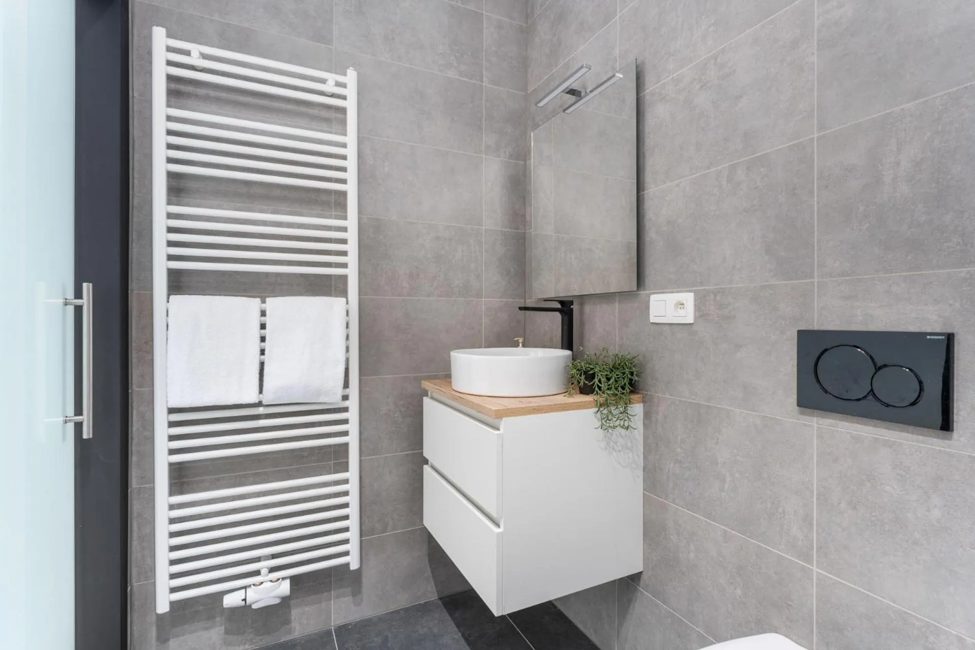 Shower in The Chocolate Suites