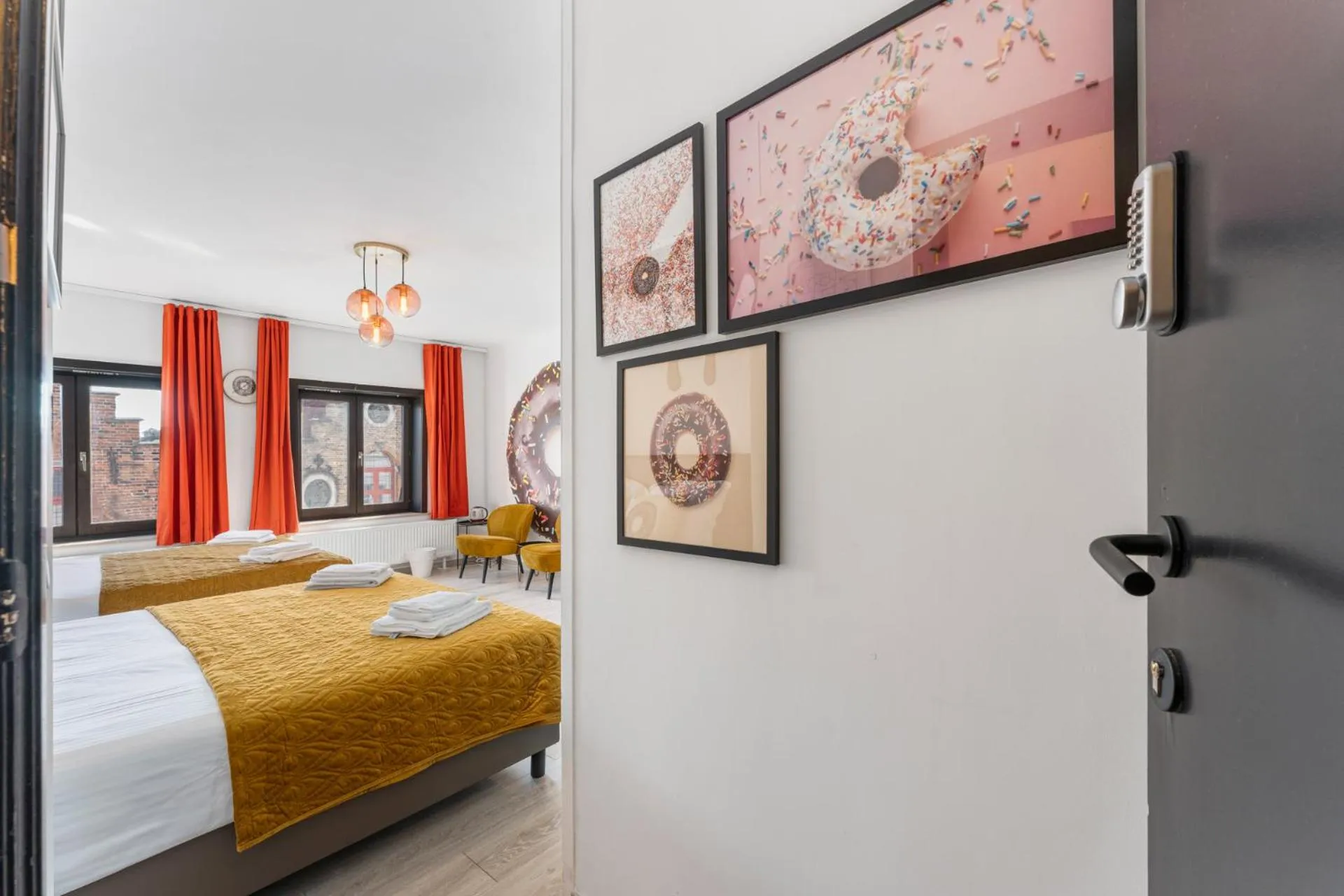 Photo of the whole room, Bed in The Chocolate Suites