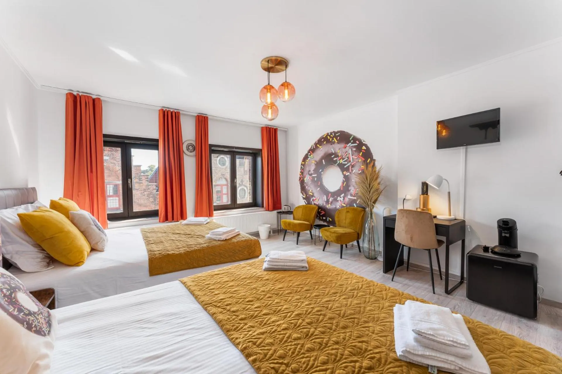 Photo of the whole room, Bed in The Chocolate Suites