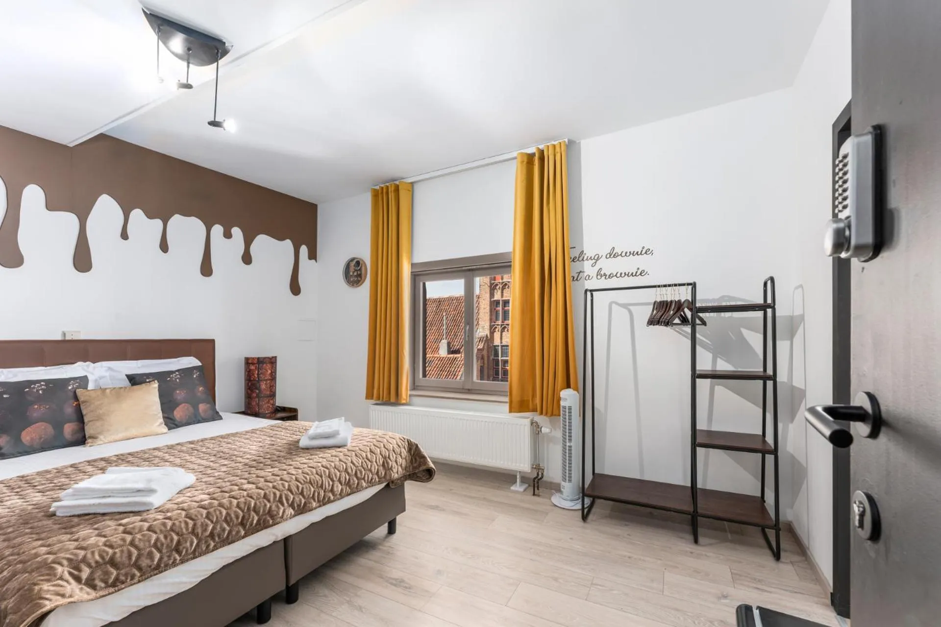 Bed in The Chocolate Suites