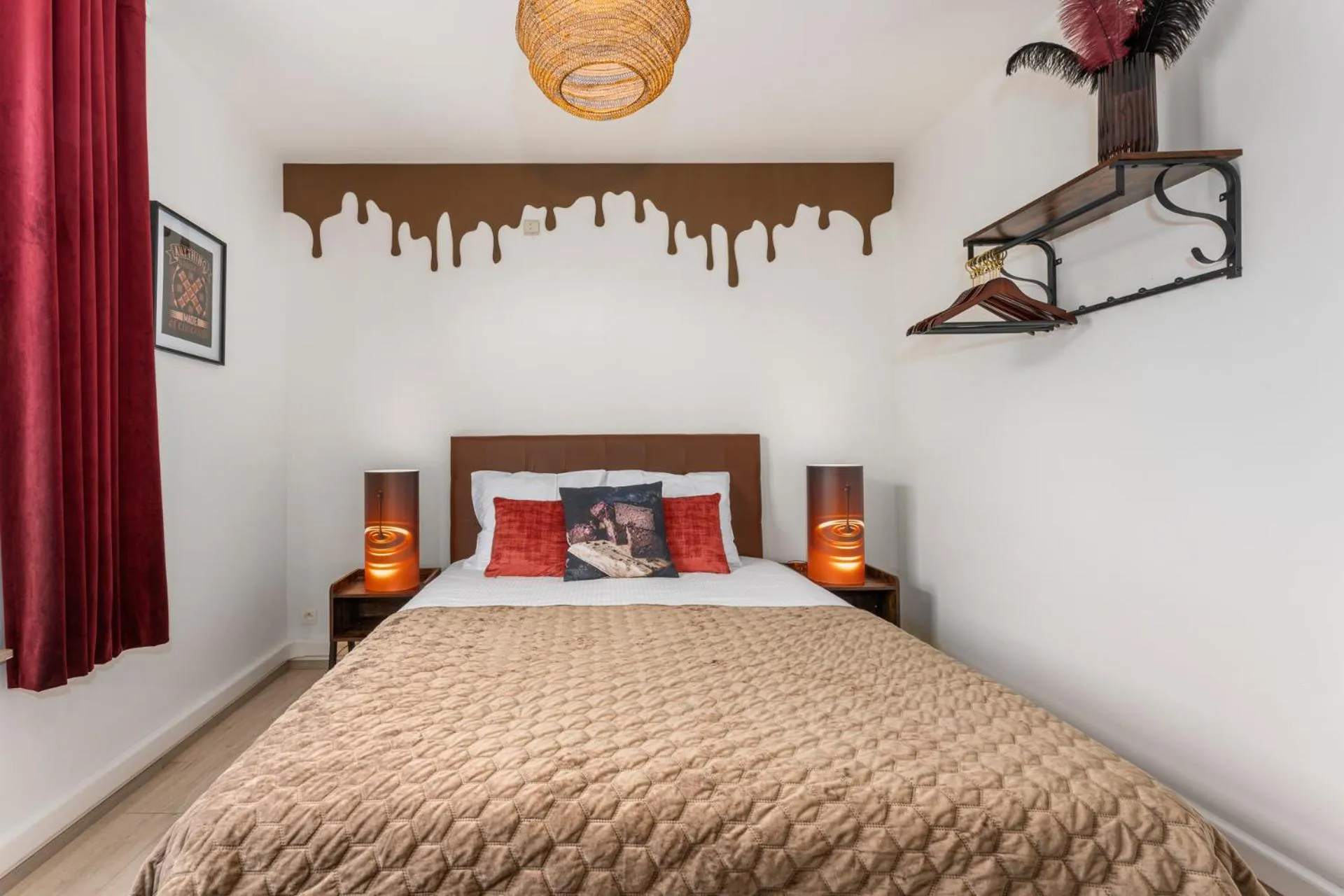 Photo of the whole room, Bed in The Chocolate Suites