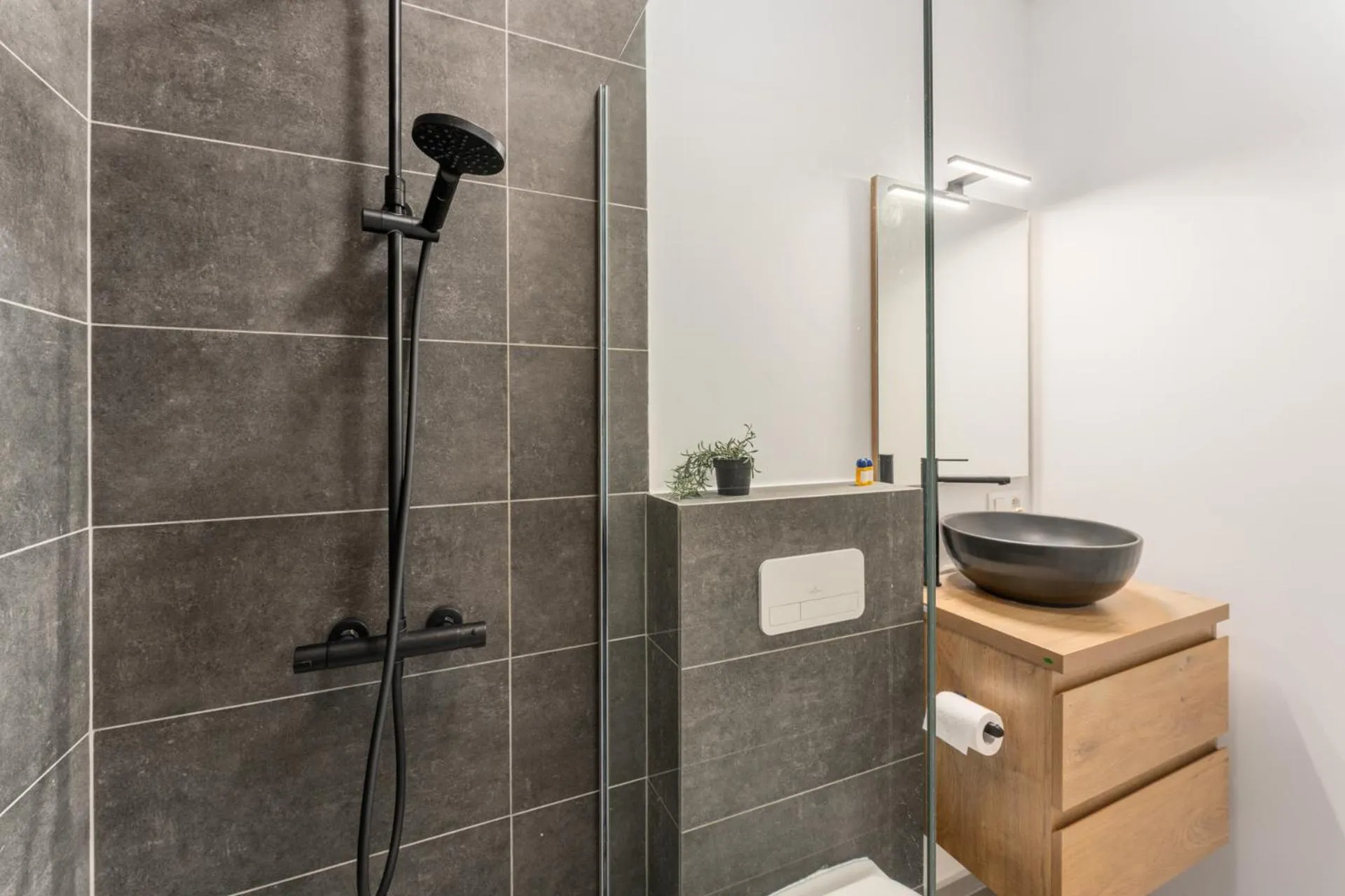 Shower in The Chocolate Suites