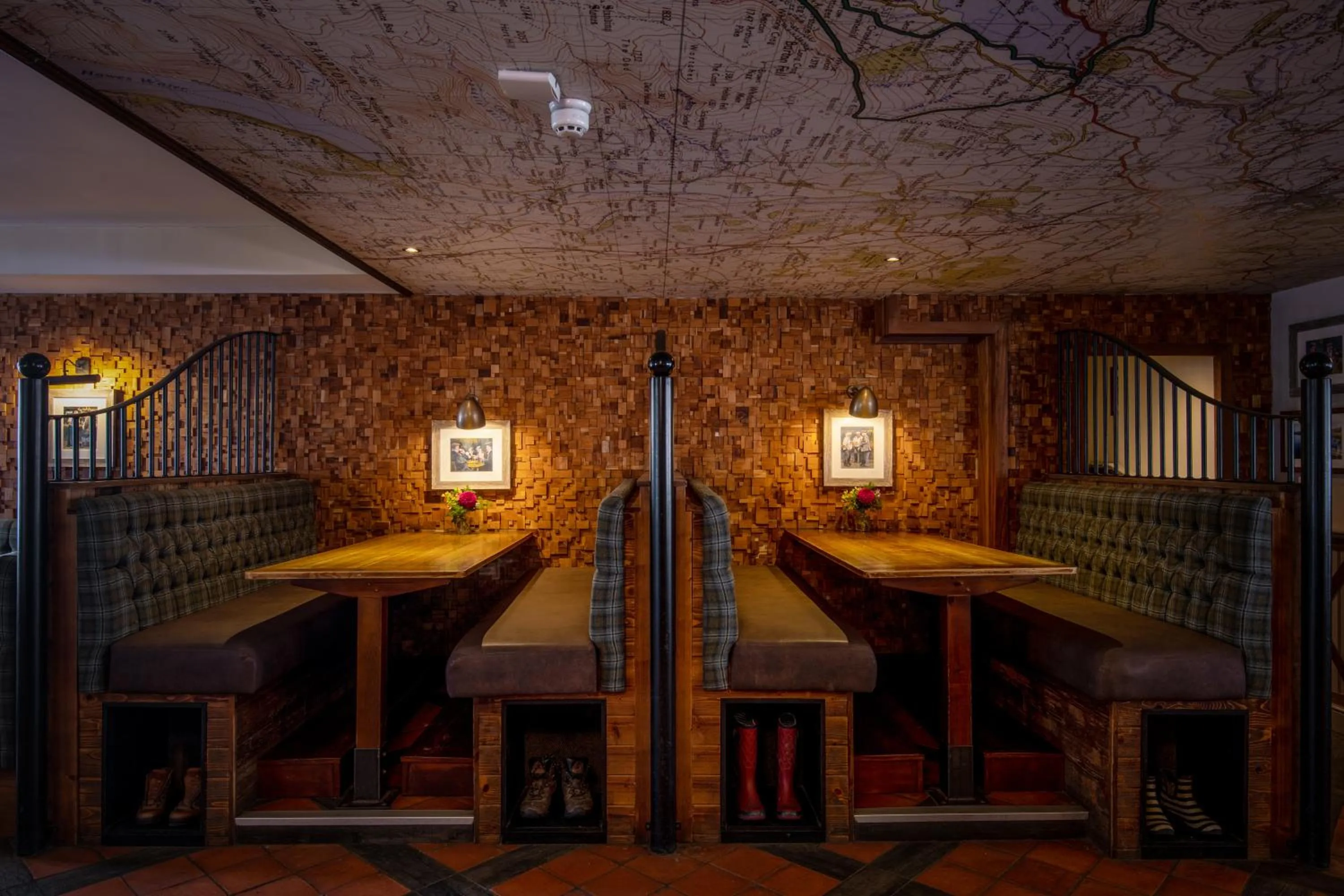 Dining area in The Crown Inn Pooley Bridge