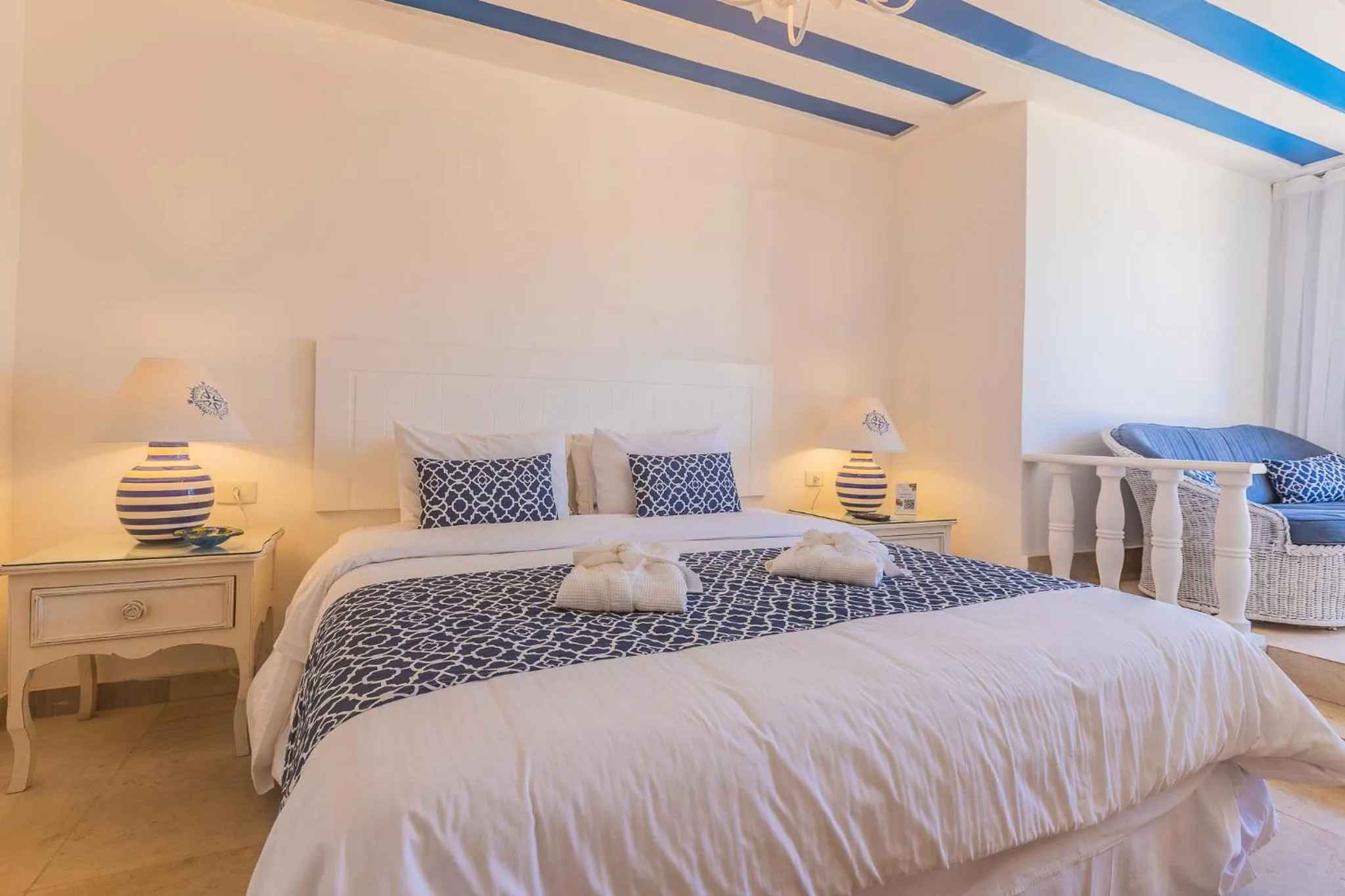 Bed in Villa Raphael