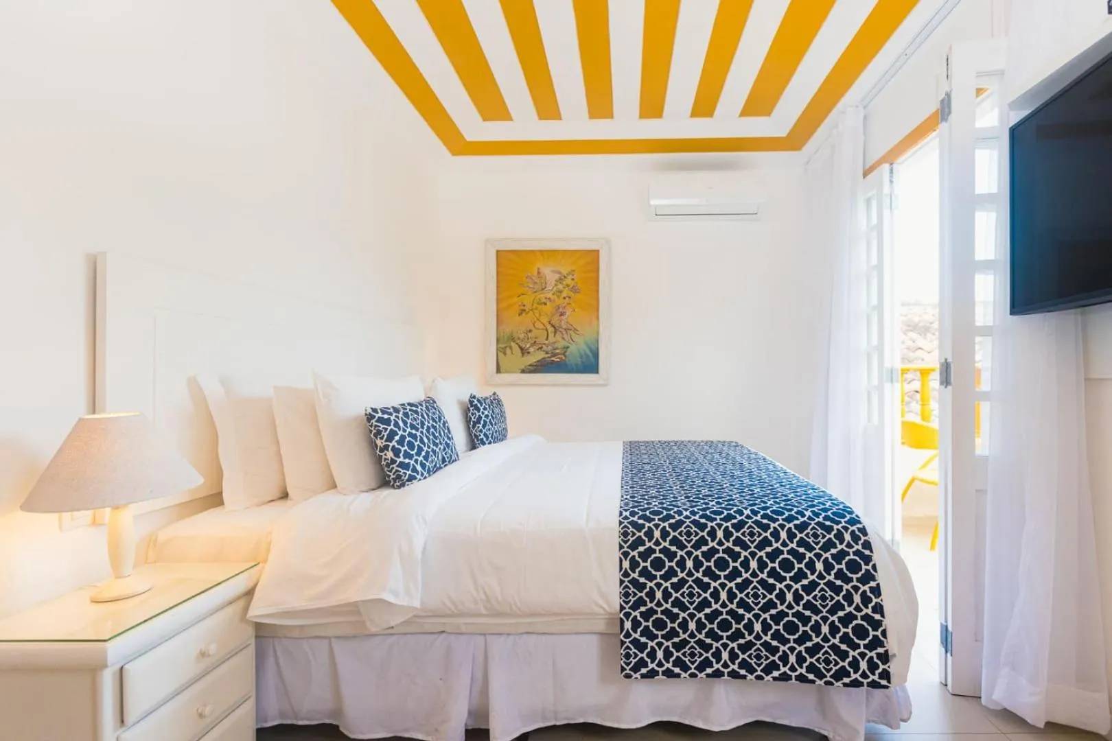 Bedroom, Bed in Villa Raphael