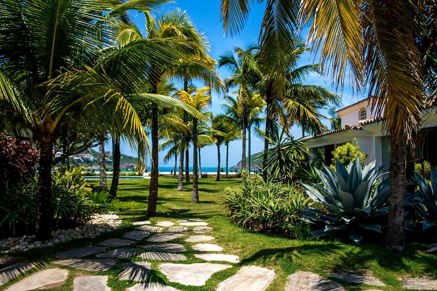 Garden in Villa Raphael