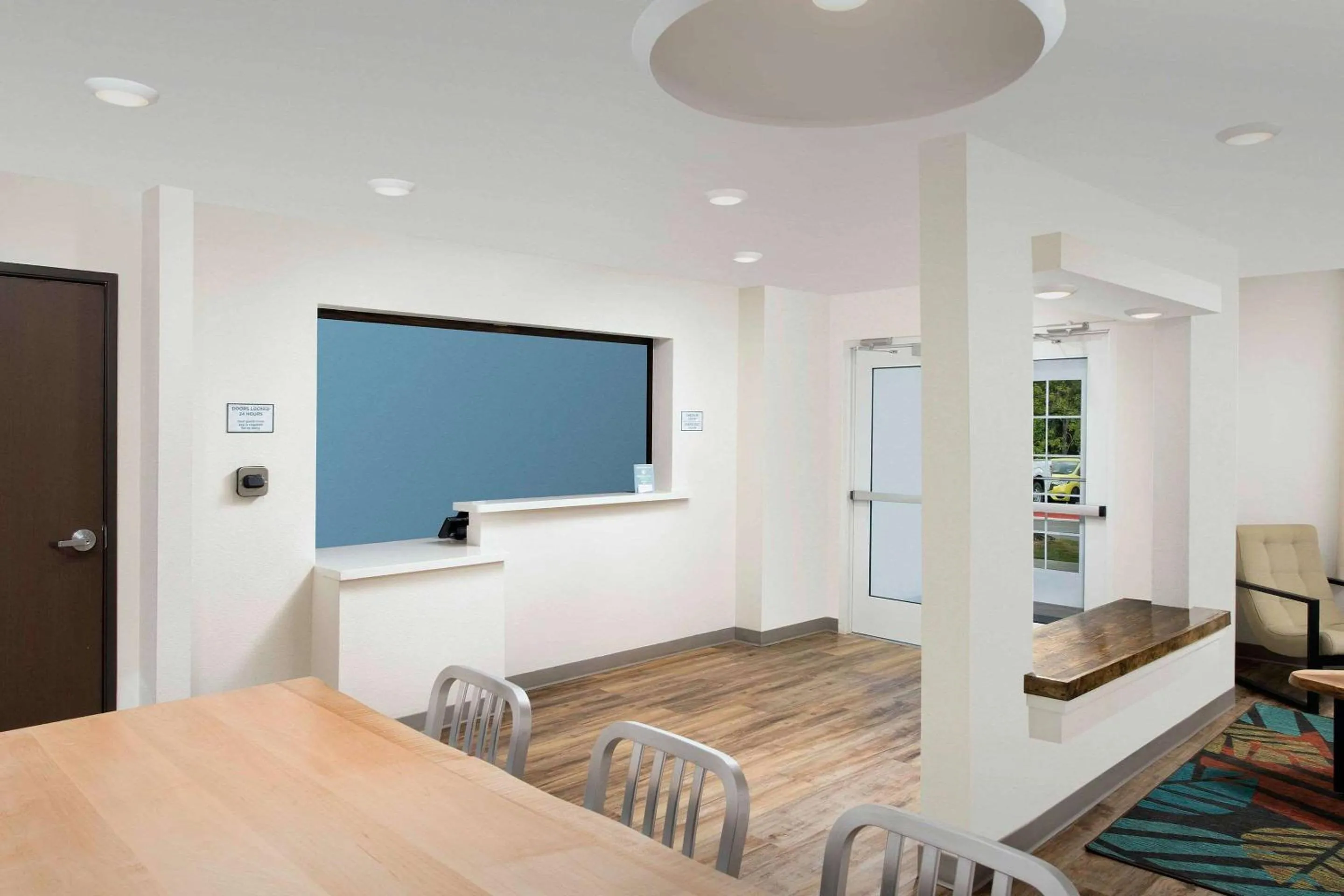 Lobby or reception in WoodSpring Suites Austin South Central I-35