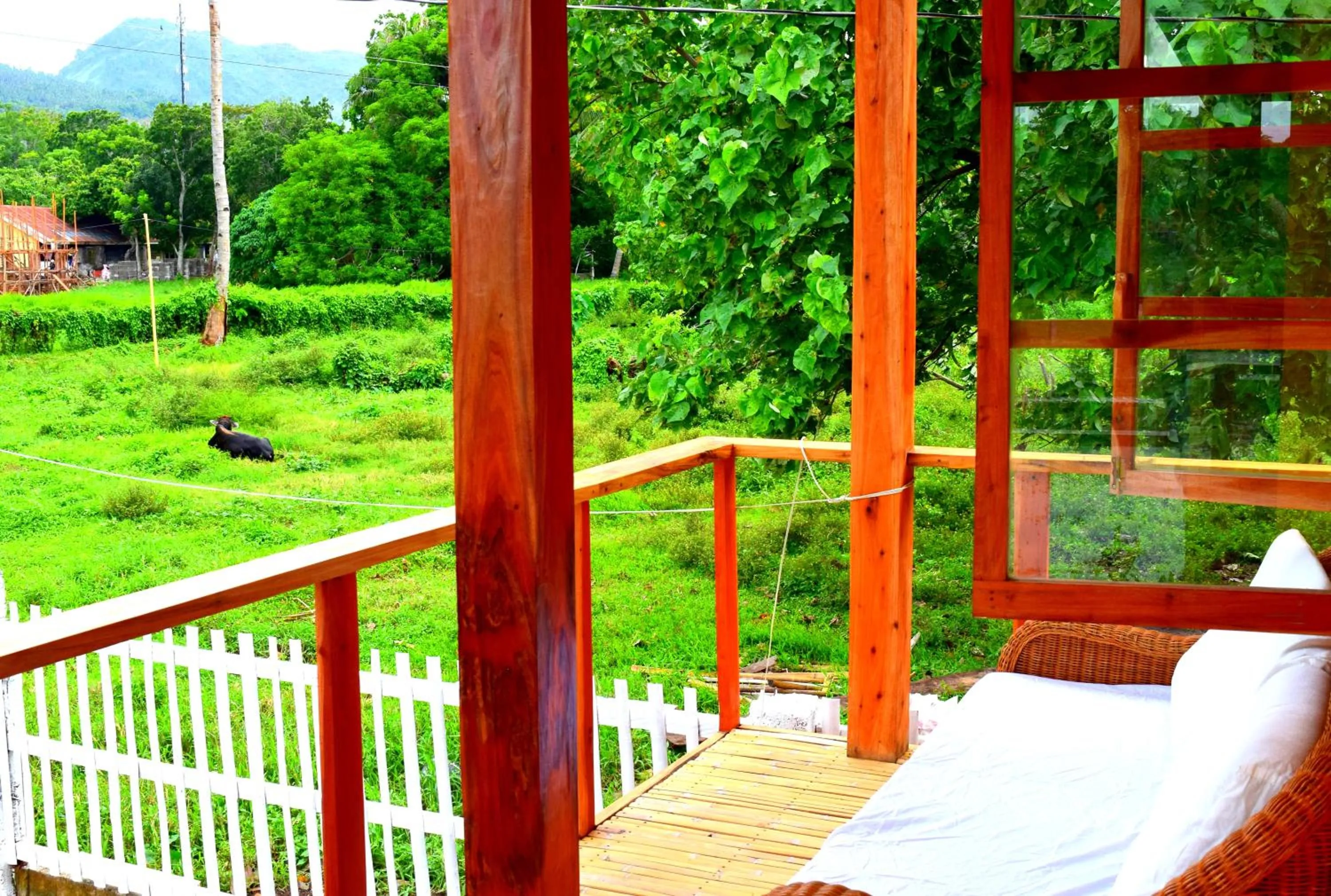 Balcony/Terrace in Guerrera Rice Paddy Villas