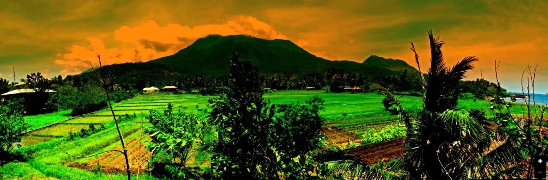 Bird's eye view in Guerrera Rice Paddy Villas