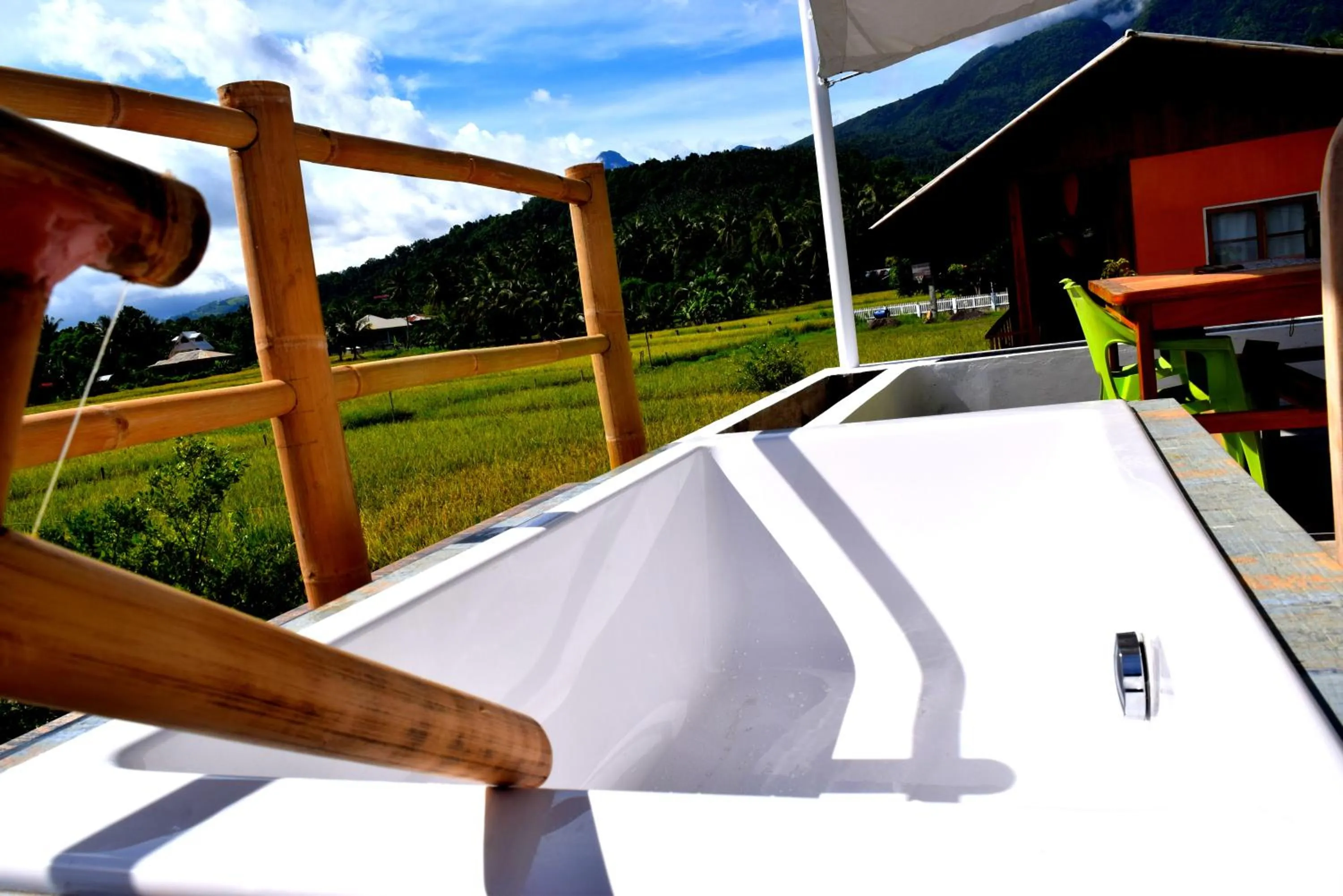 Balcony/Terrace in Guerrera Rice Paddy Villas