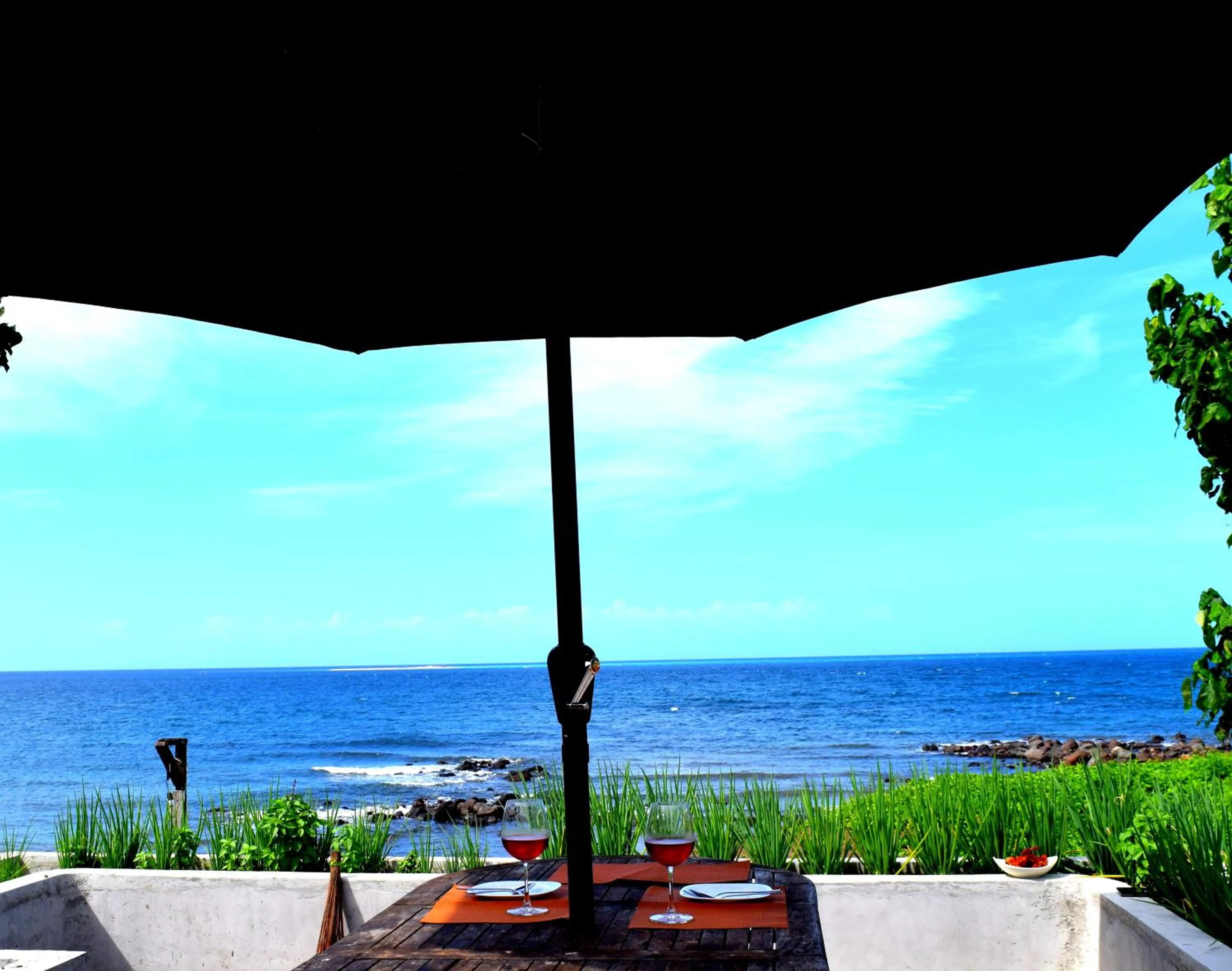 Patio in Guerrera Rice Paddy Villas