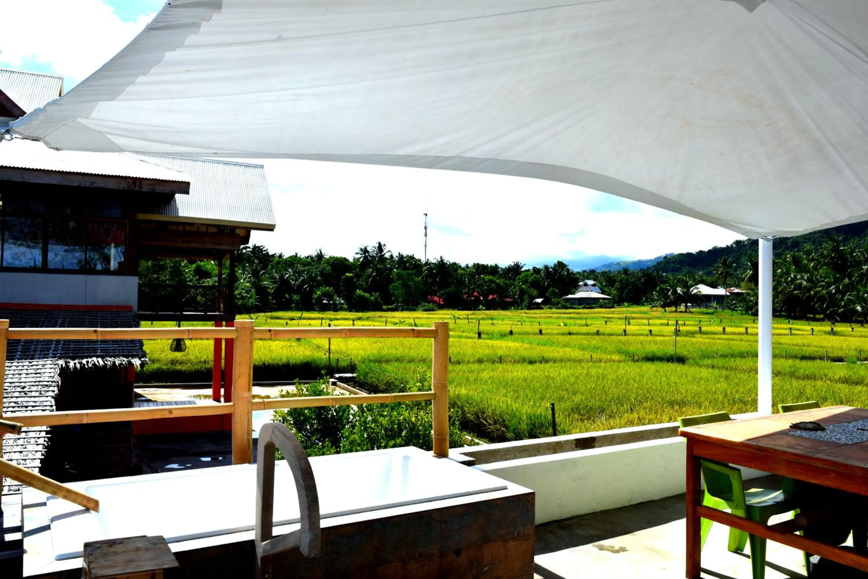 Dining area in Guerrera Rice Paddy Villas