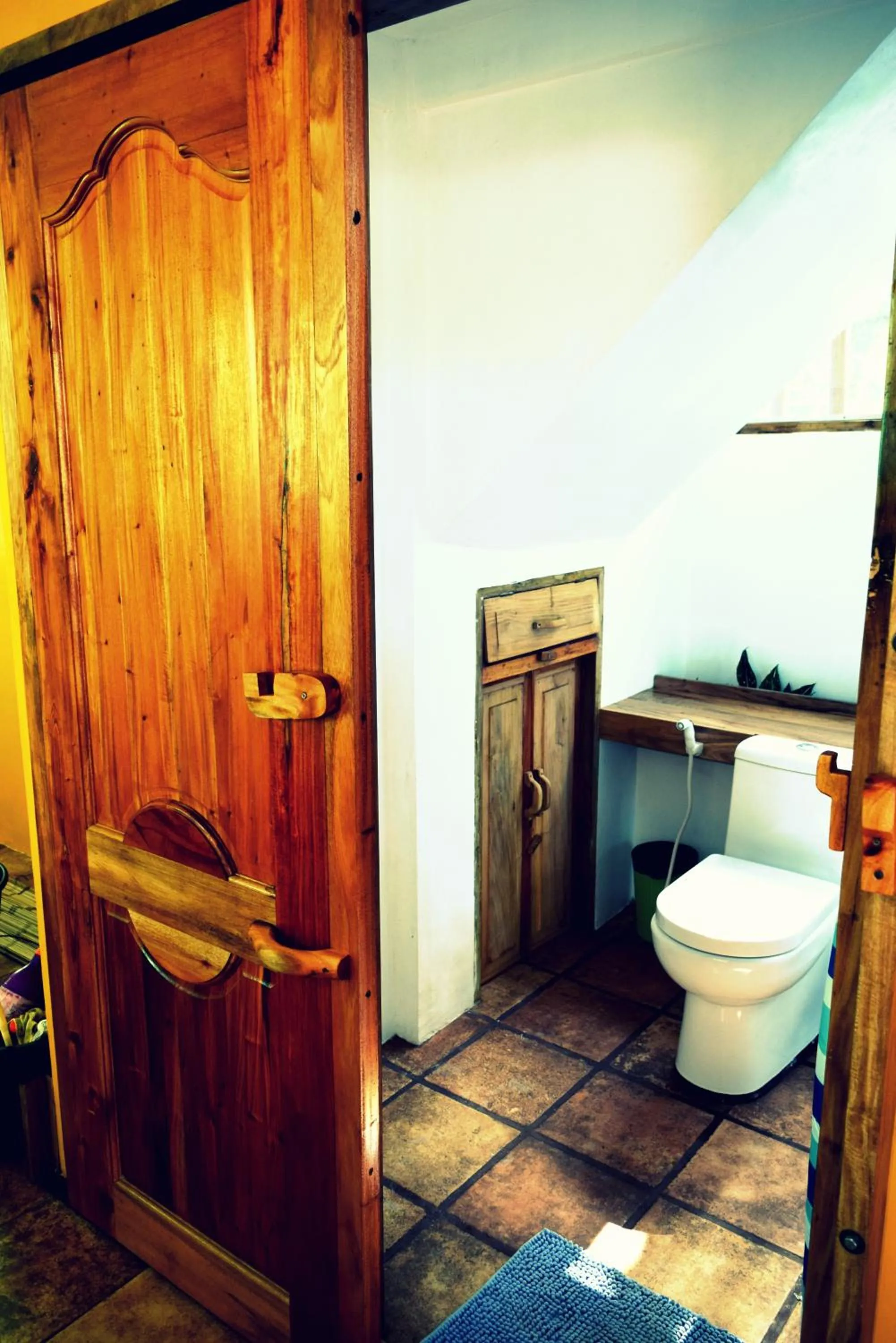 Toilet in Guerrera Rice Paddy Villas