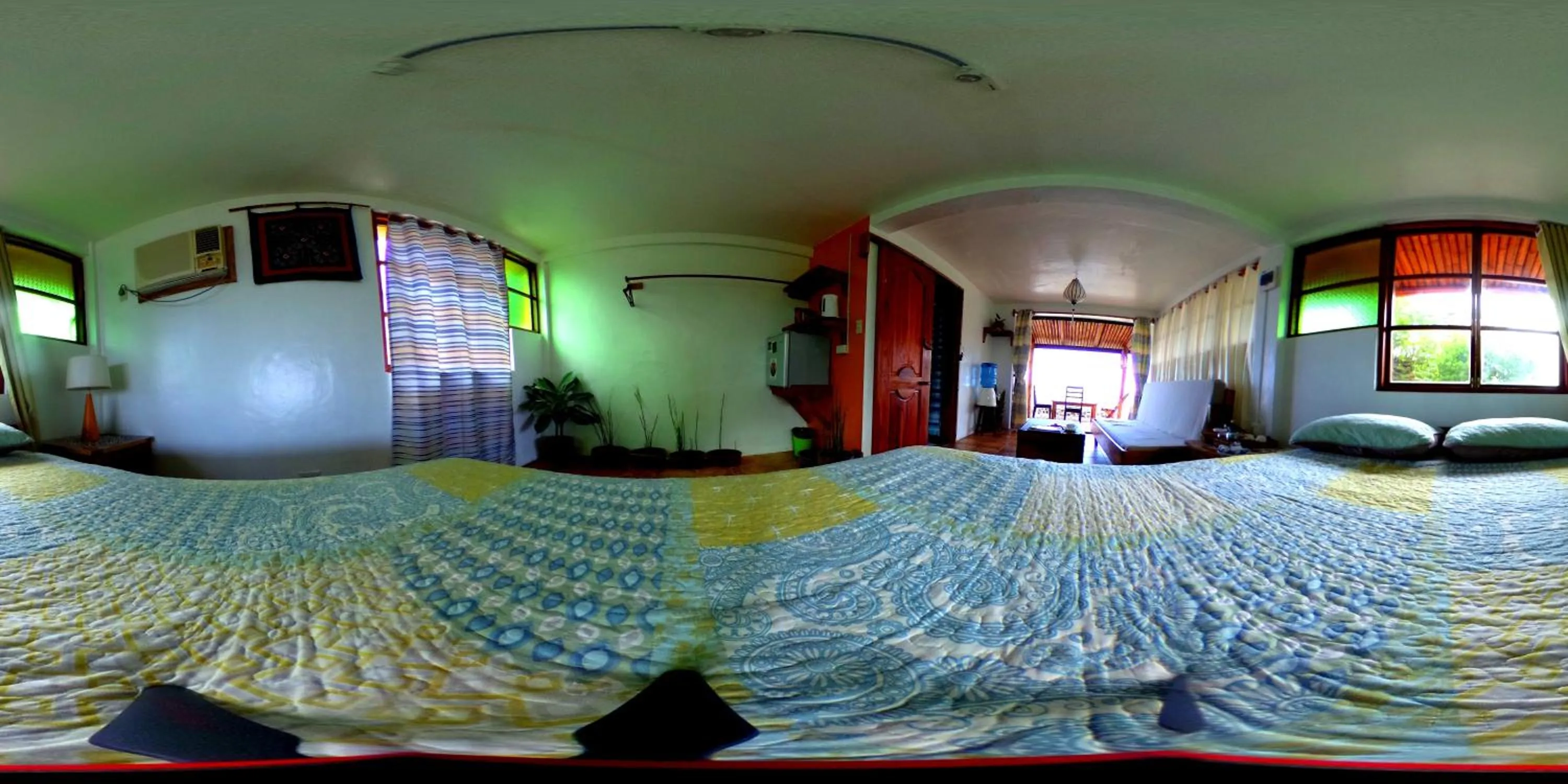 Patio, Bed in Guerrera Rice Paddy Villas