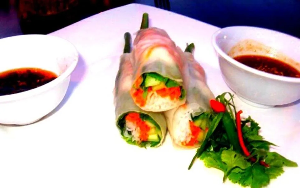 Food close-up in Guerrera Rice Paddy Villas