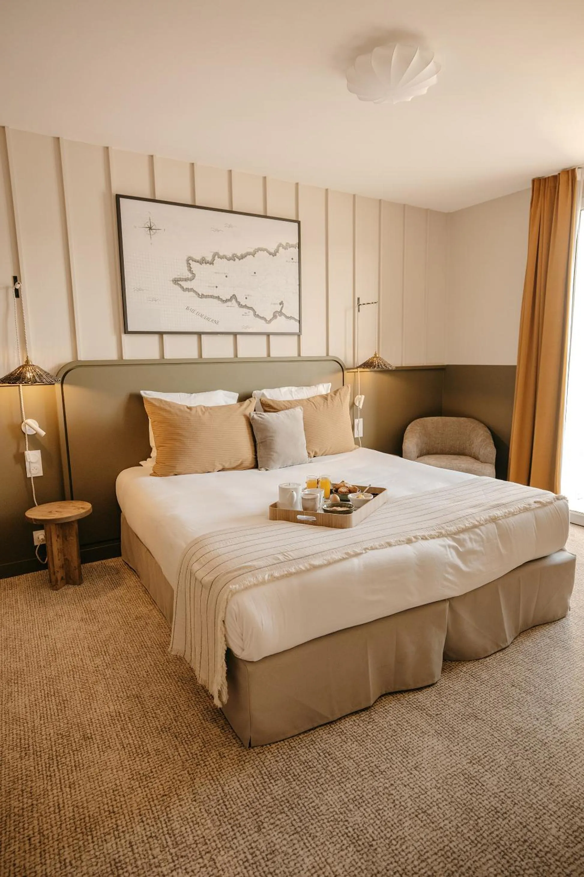 Bed in Maison LE GOYEN & Spa