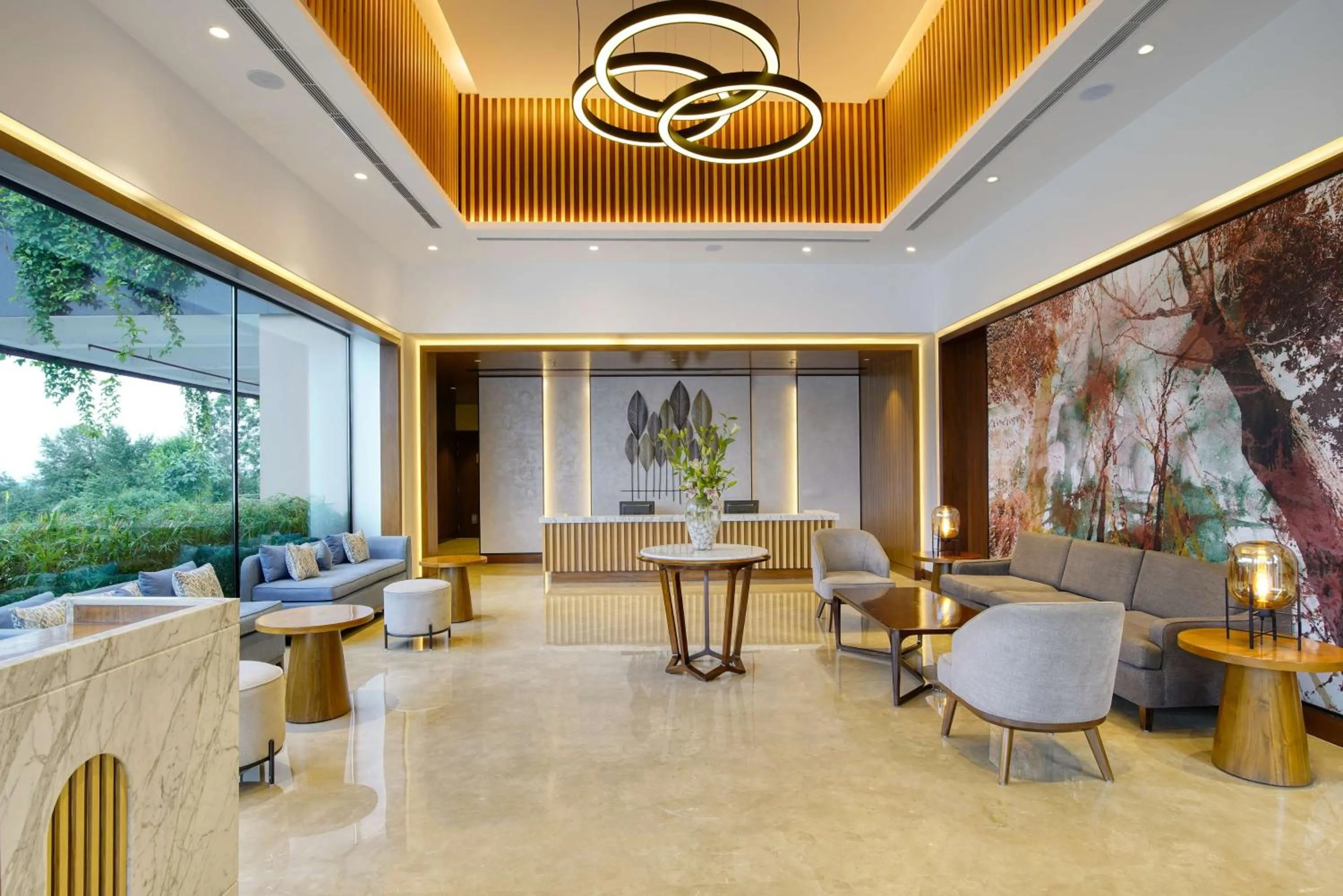Lobby or reception in Radisson Blu Resort Dharamshala
