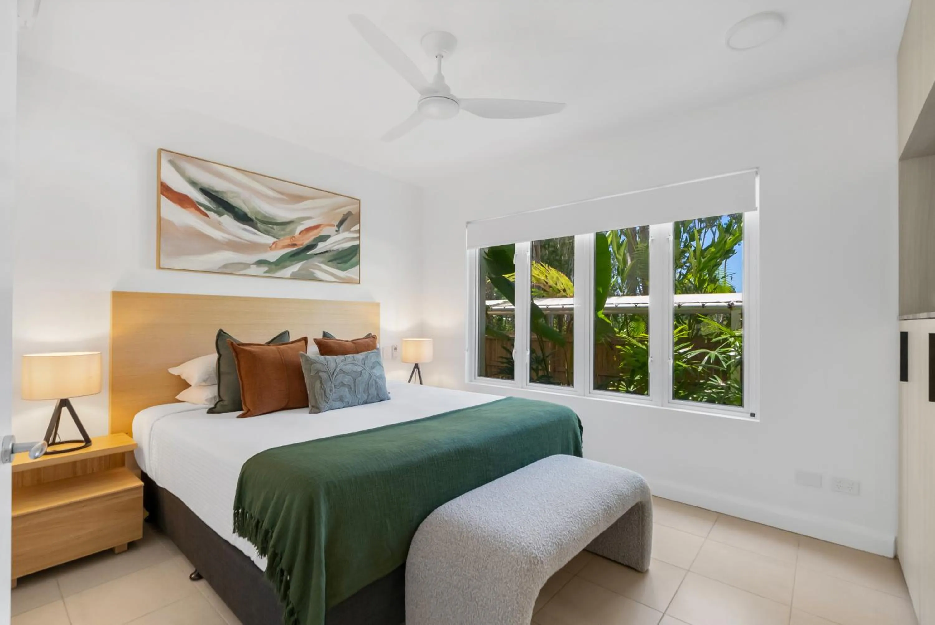 Bedroom, Bed in Elysium Private Apartments at Beach Club & Spa