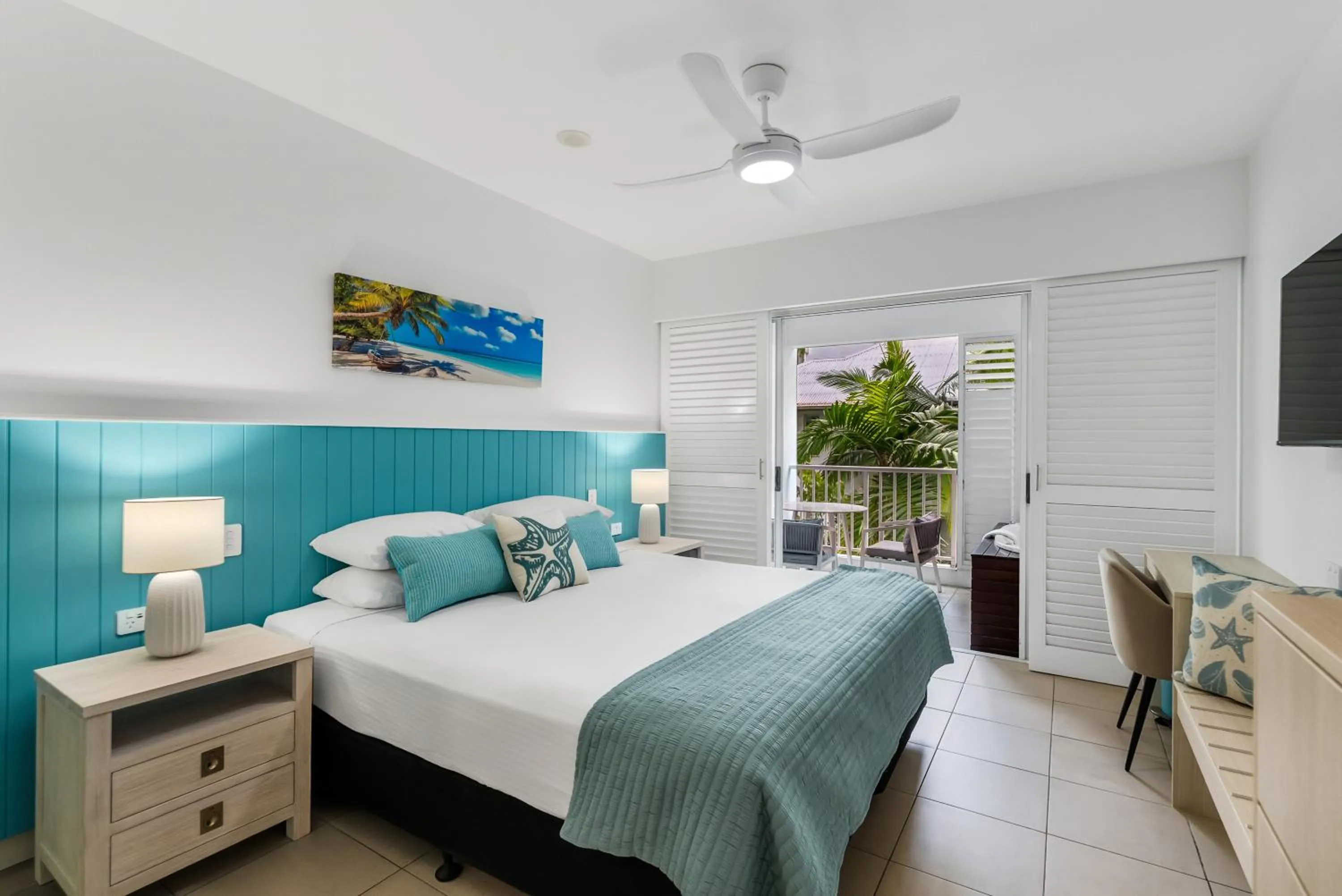 Bedroom, Bed in Elysium Private Apartments at Beach Club & Spa