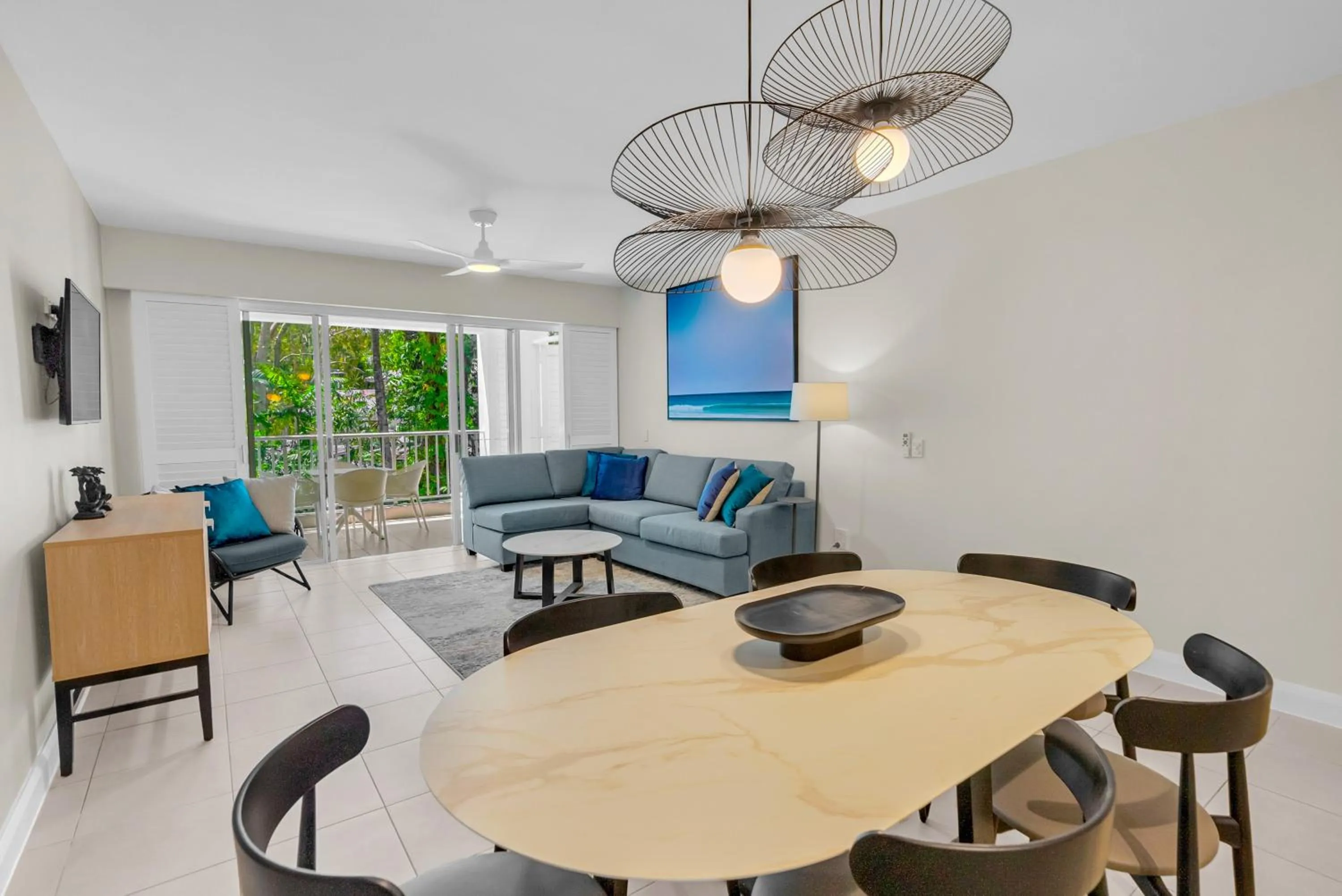 Living room in Elysium Private Apartments at Beach Club & Spa