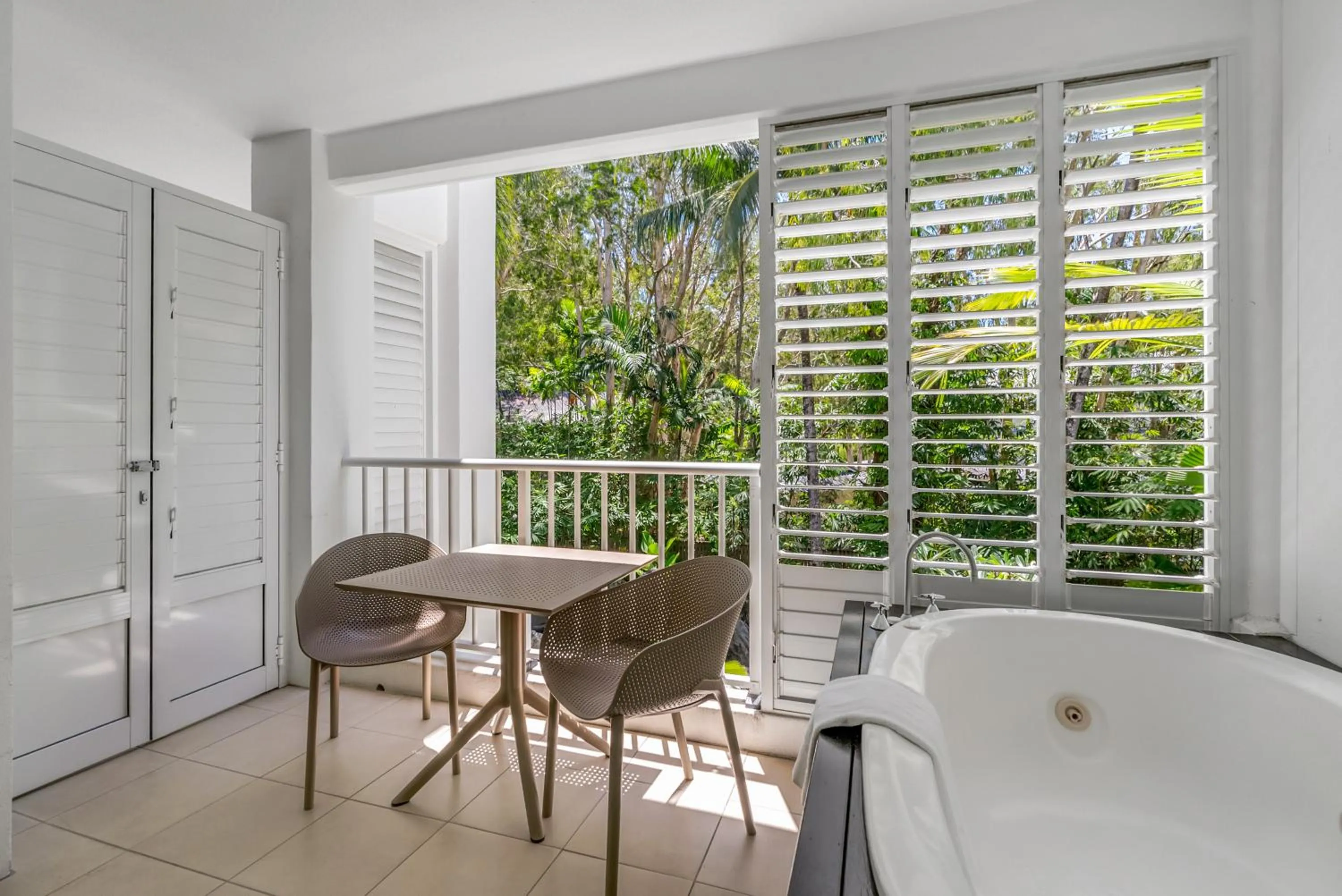 Patio in Elysium Private Apartments at Beach Club & Spa