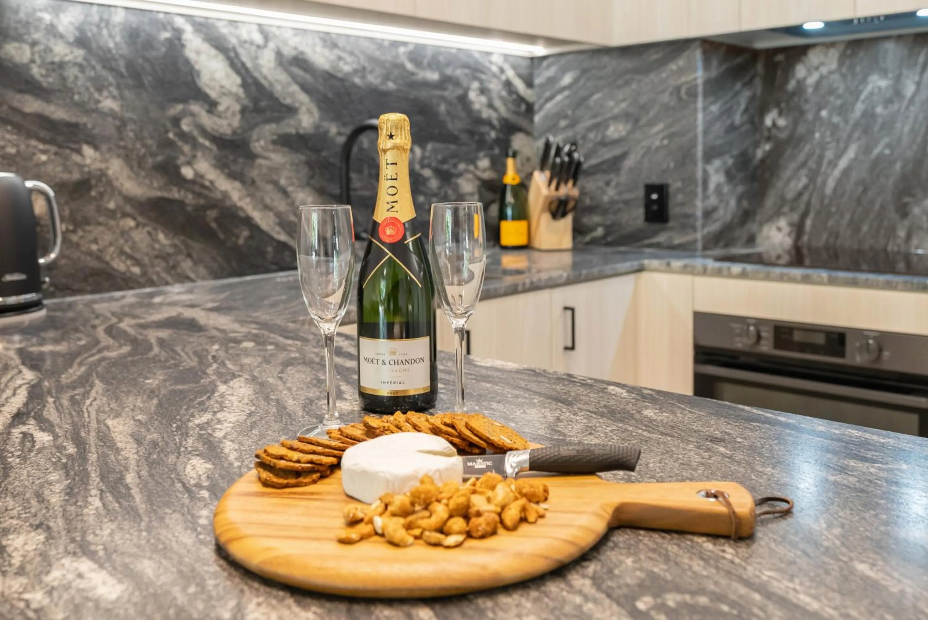 Kitchen or kitchenette in Elysium Private Apartments at Beach Club & Spa