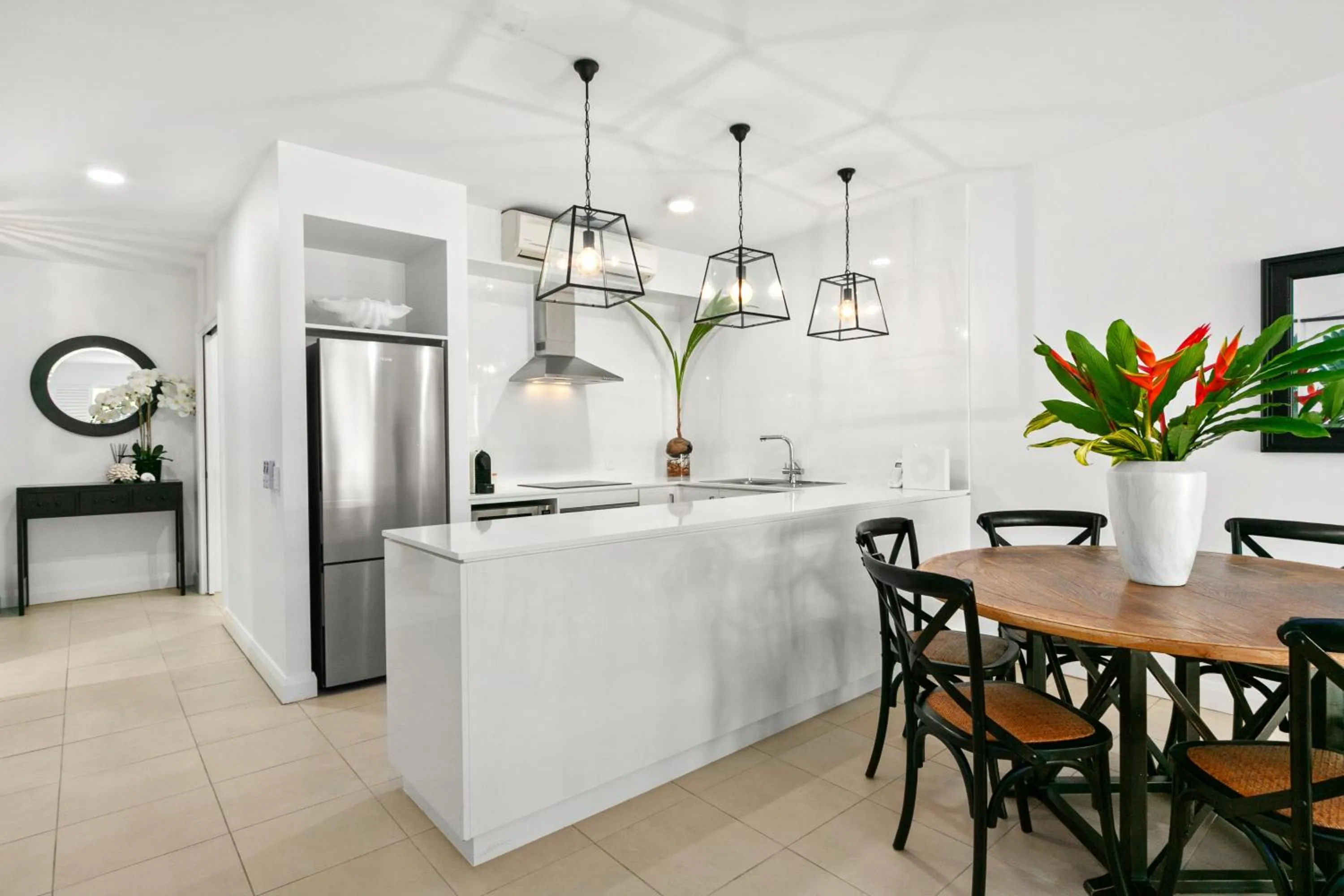 Kitchen or kitchenette in Elysium Private Apartments at Beach Club & Spa