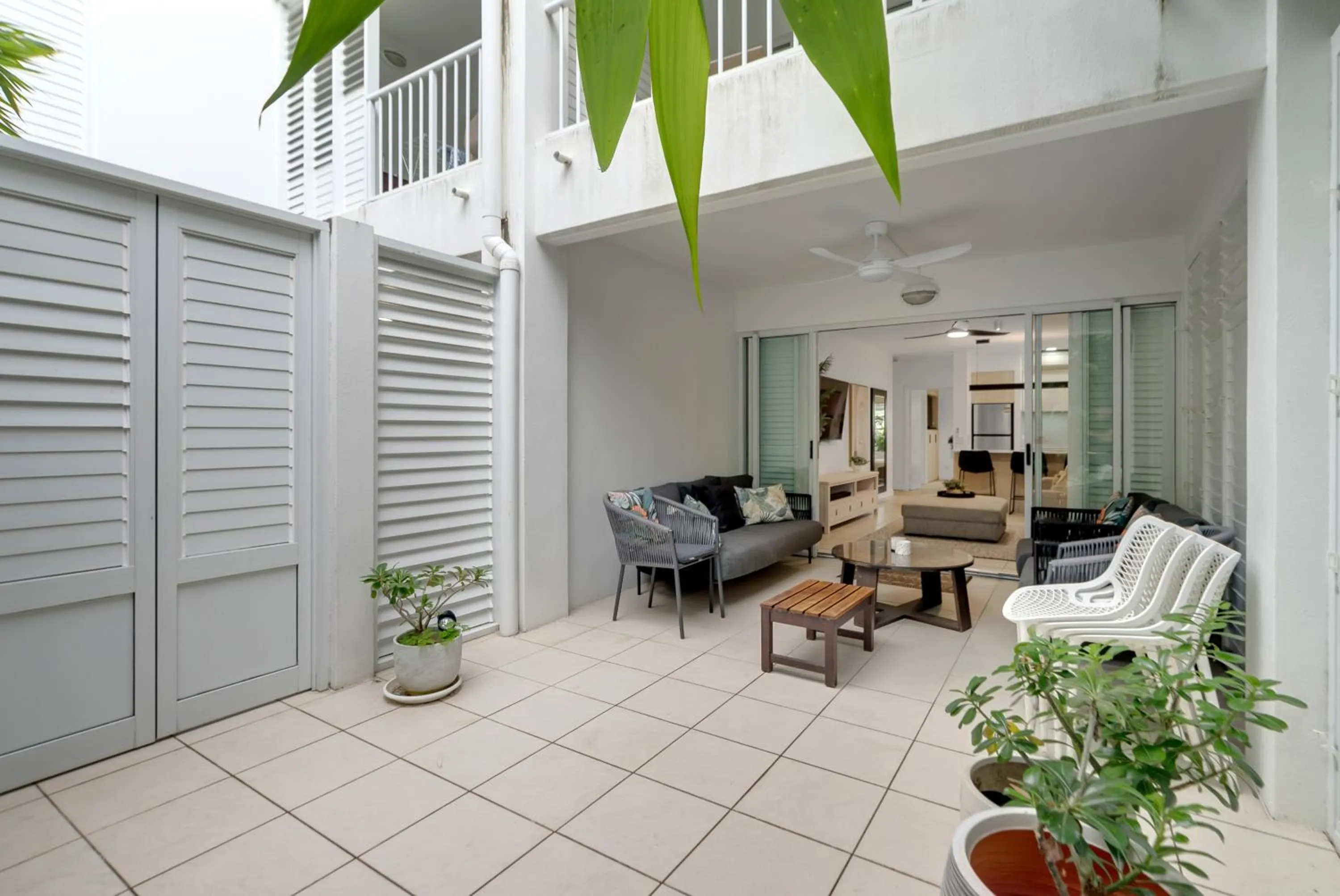 Patio in Elysium Private Apartments at Beach Club & Spa