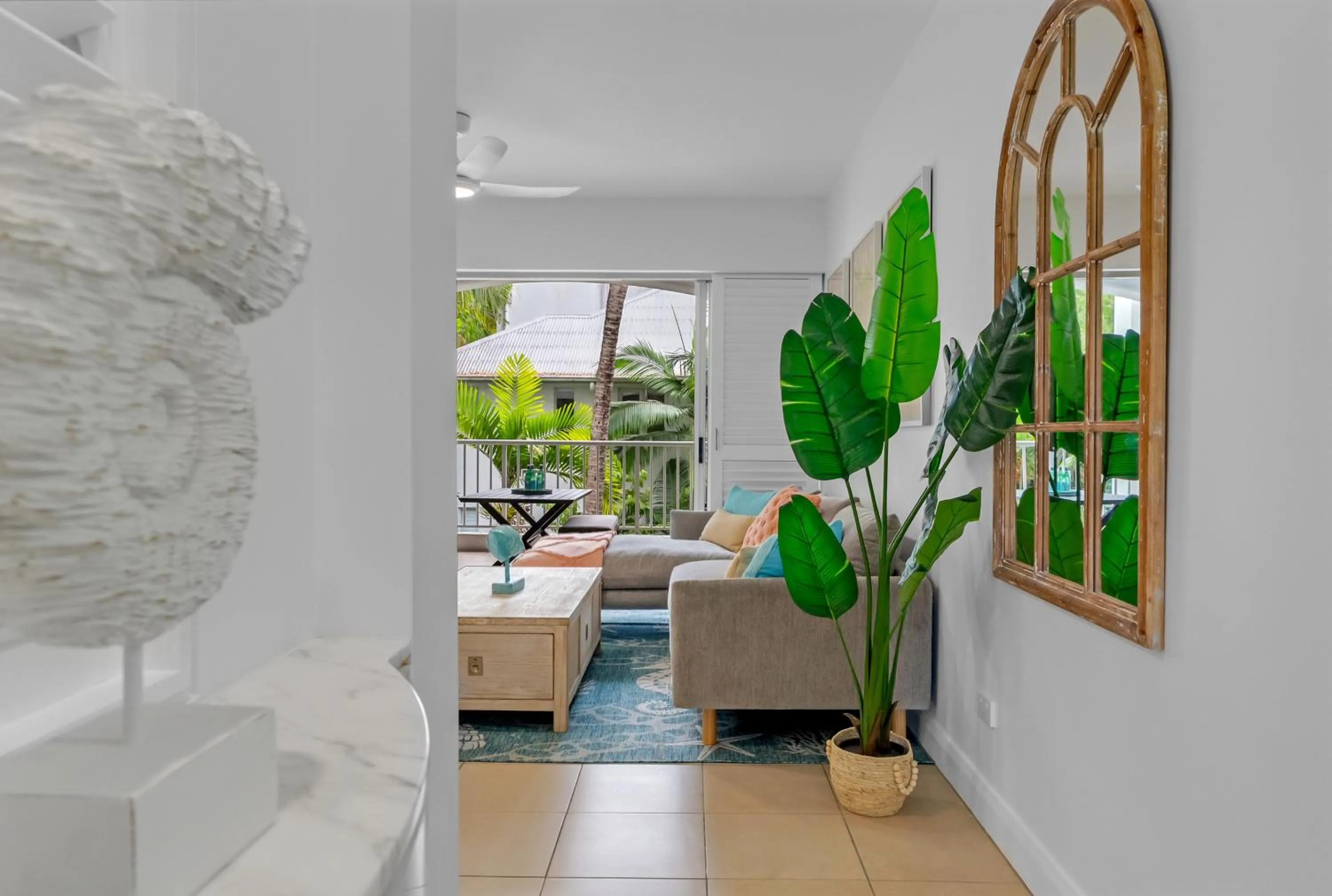 Living room in Elysium Private Apartments at Beach Club & Spa